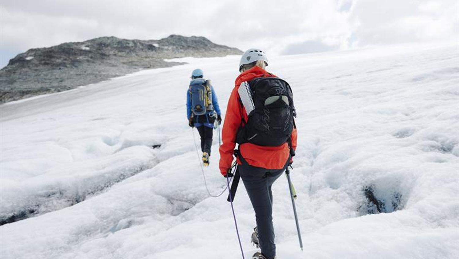 glacier walking