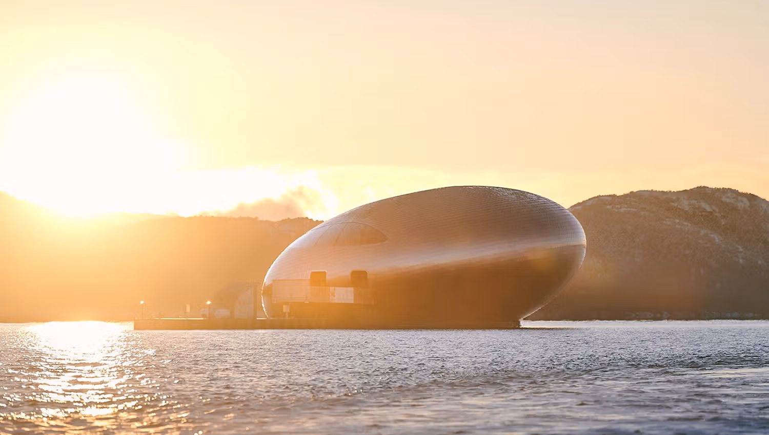 Salmon Eye in sunset
