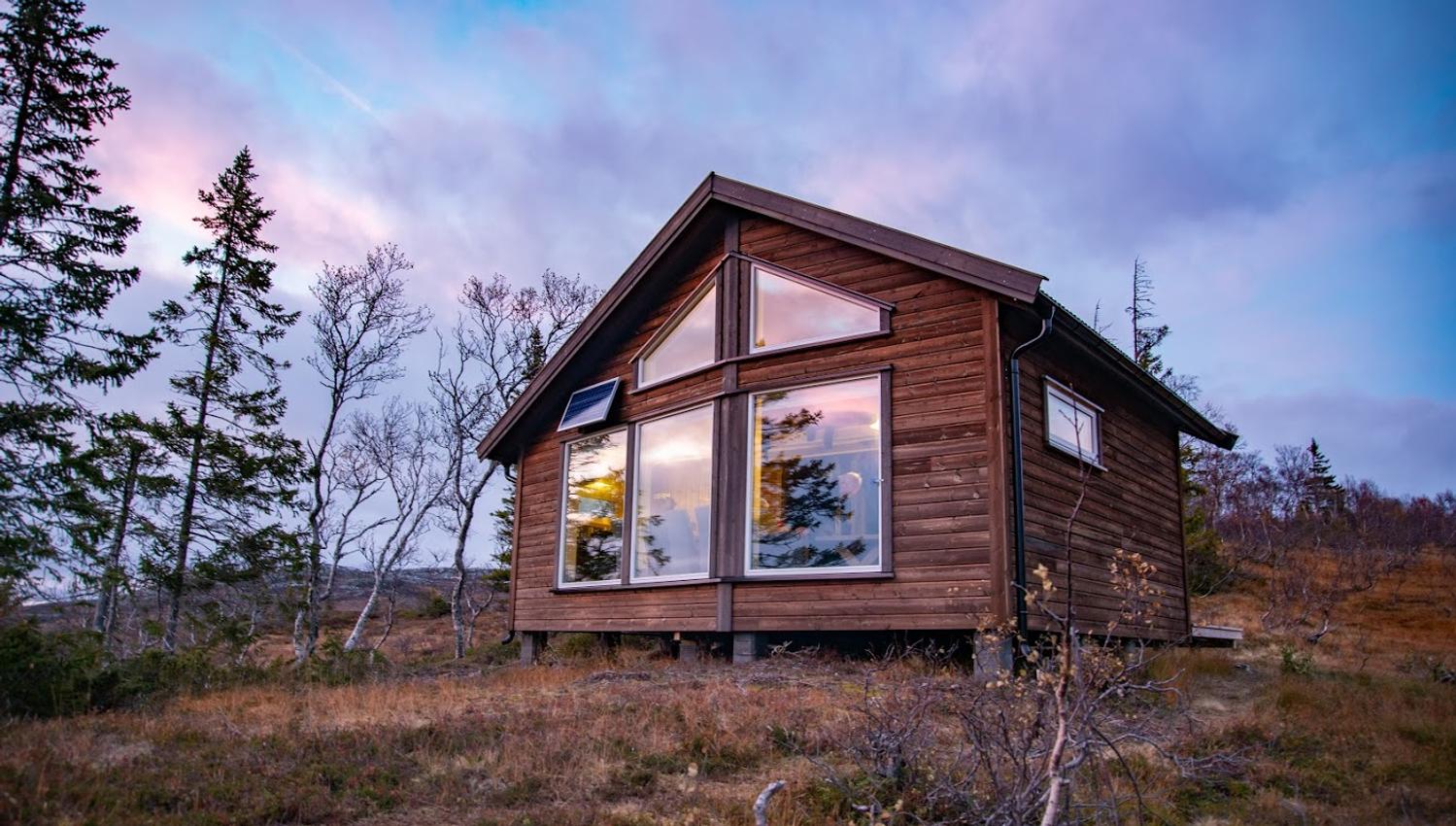 Ryplihytta cabin in Blåfjella/Skjækerfjella National Park