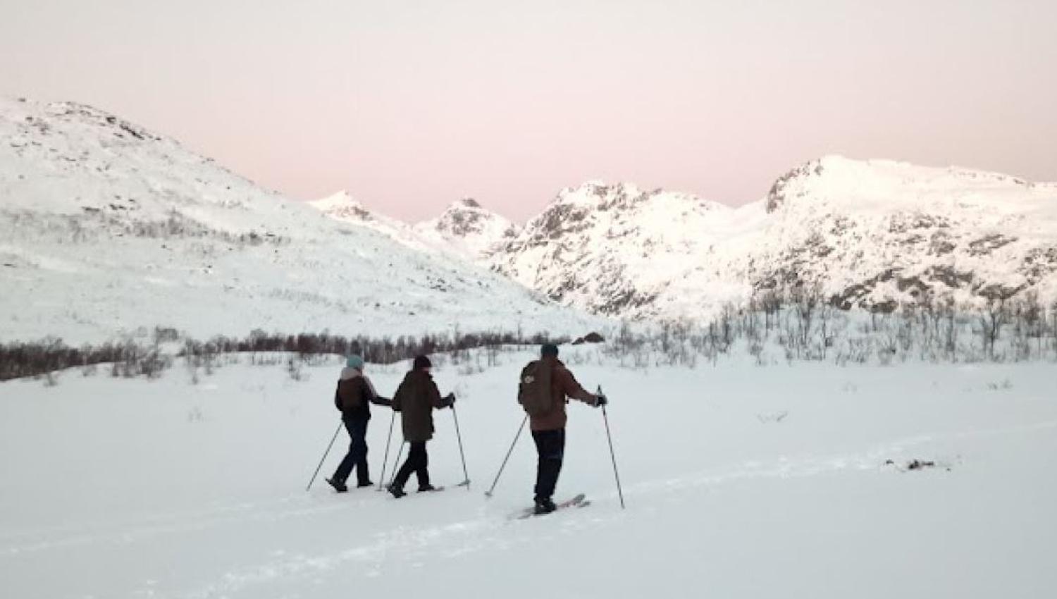 Gjester på skitur