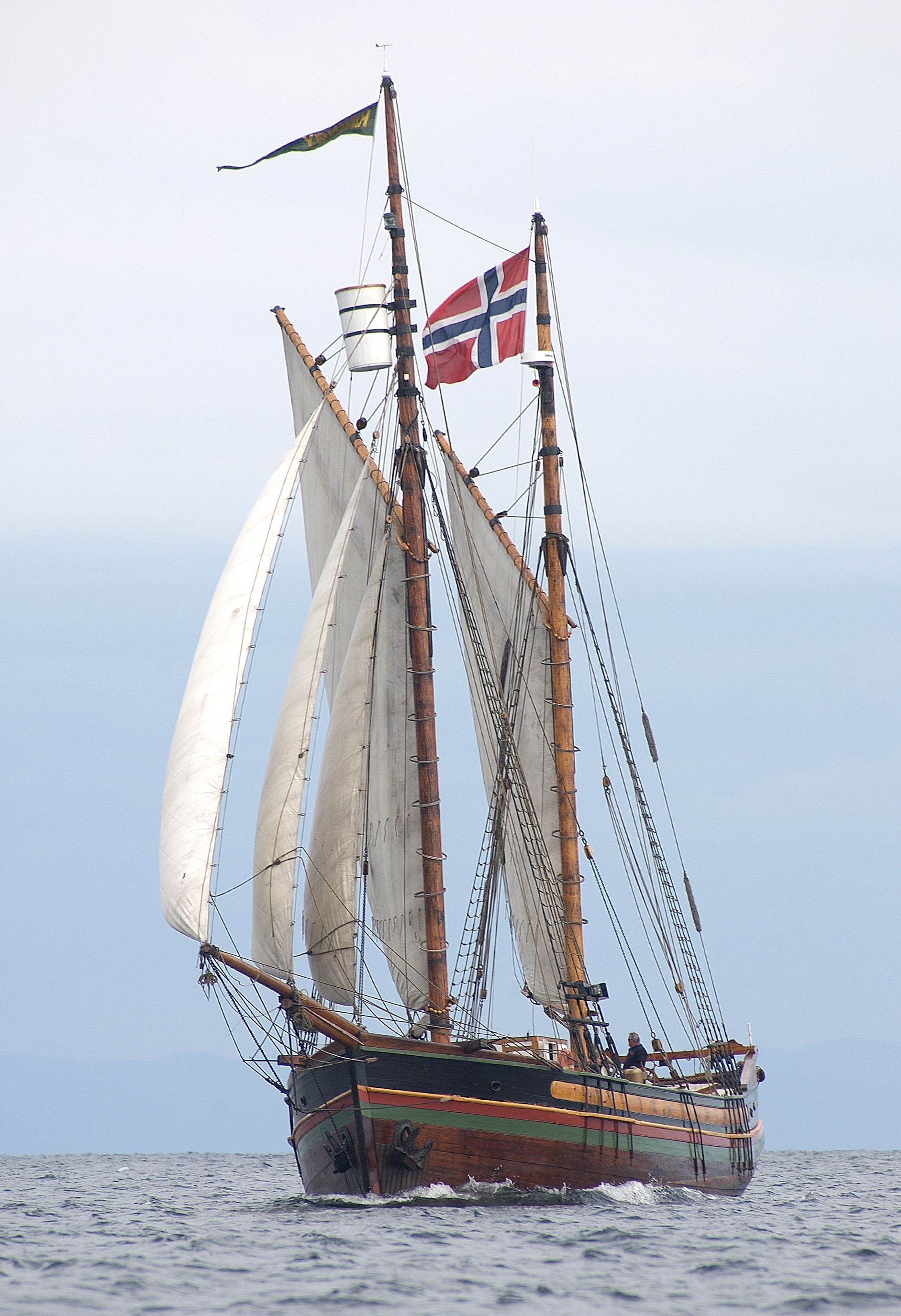 The Arctic liner Berntine at sea