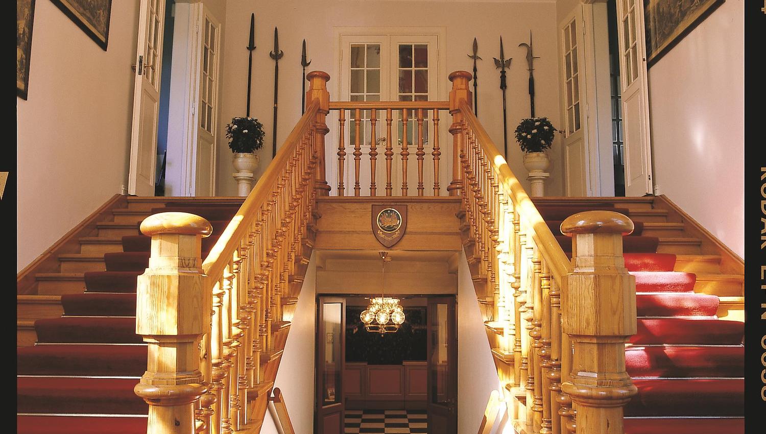 trapp med historiske detaljer