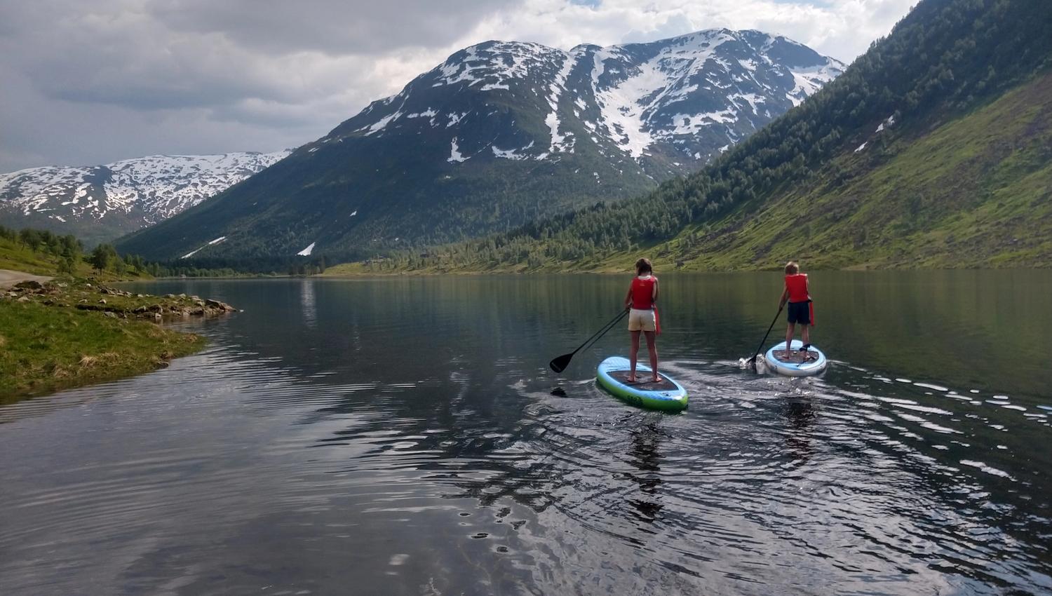 SUP-tur på Anestølsvatnet