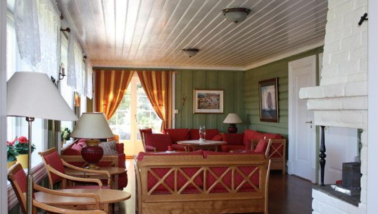 Sofas in the livingroom Yellow House