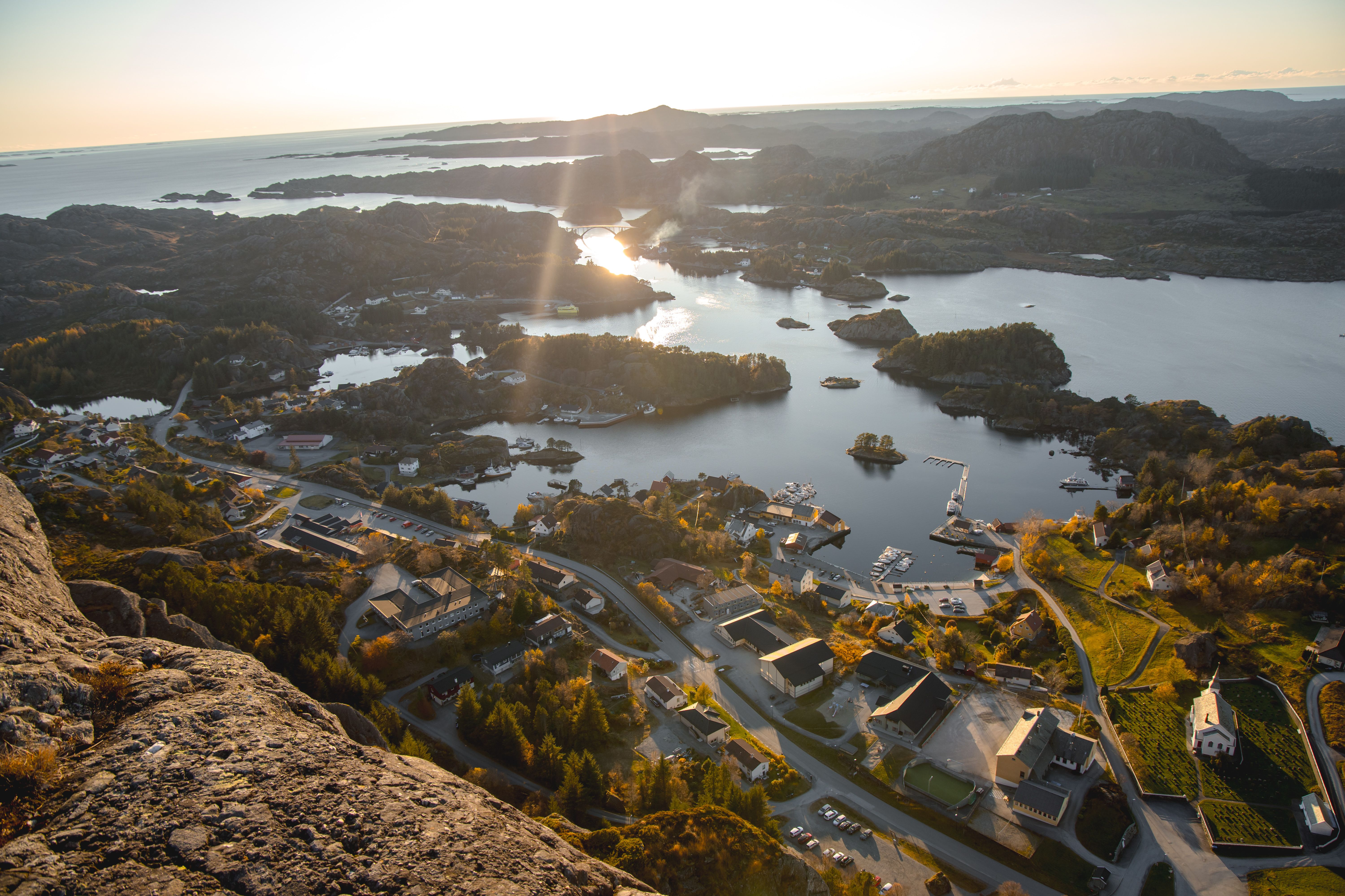 Utsikt frå Ramnenipa