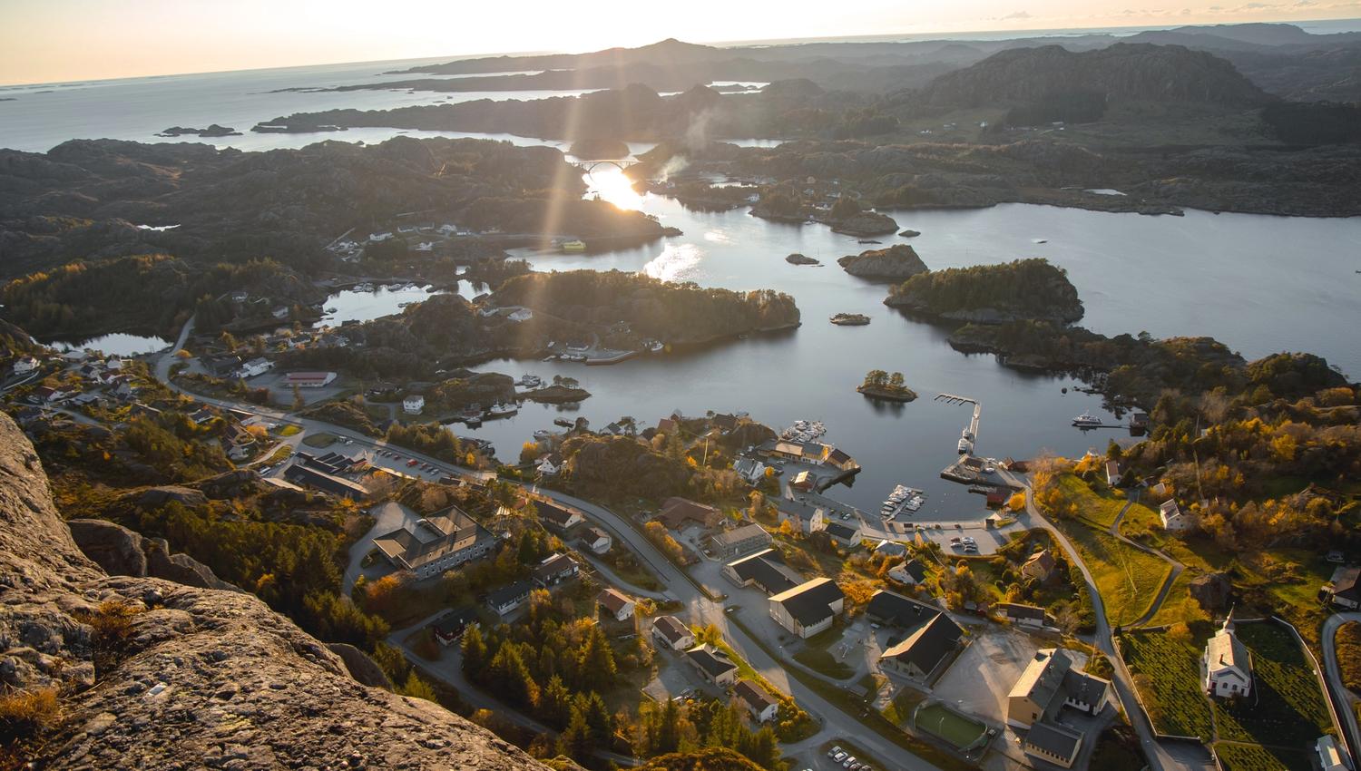 Utsikt frå Ramnenipa