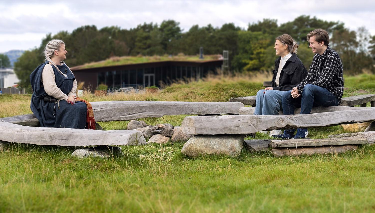 At the Iron Age farm you can find out how they lived here in the Iron Age