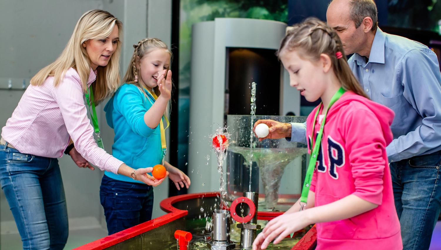 Fun with water at Bergen Science Centre VilVite