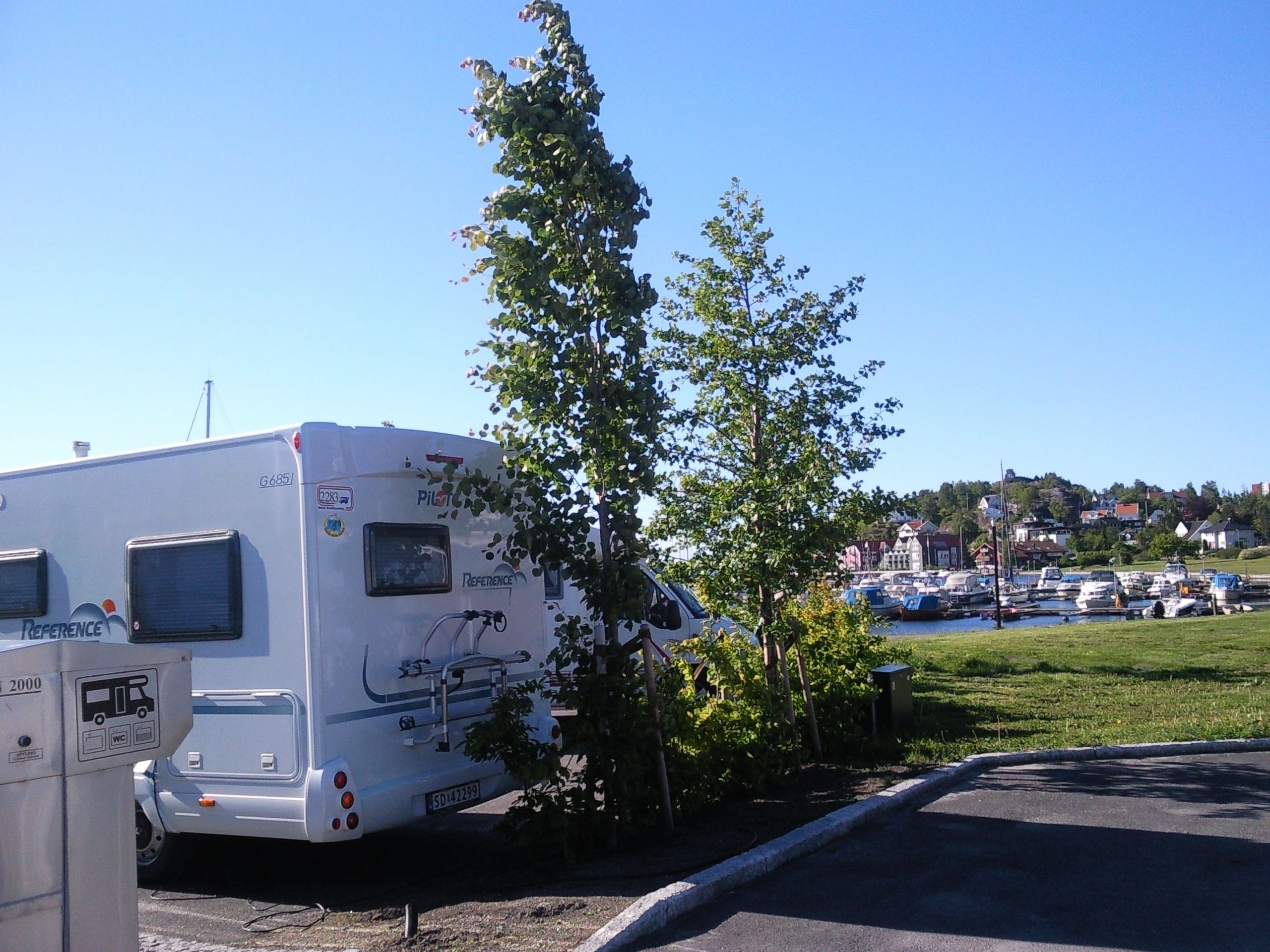 Bobil på Sandefjord Bobilpark