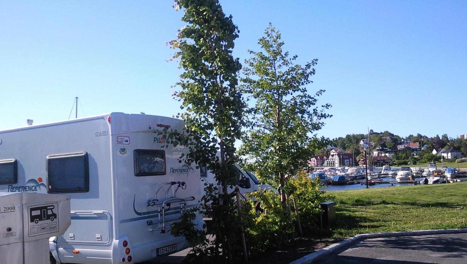 Bobil på Sandefjord Bobilpark
