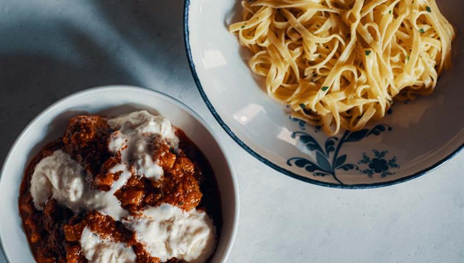 Pasta with sauce
