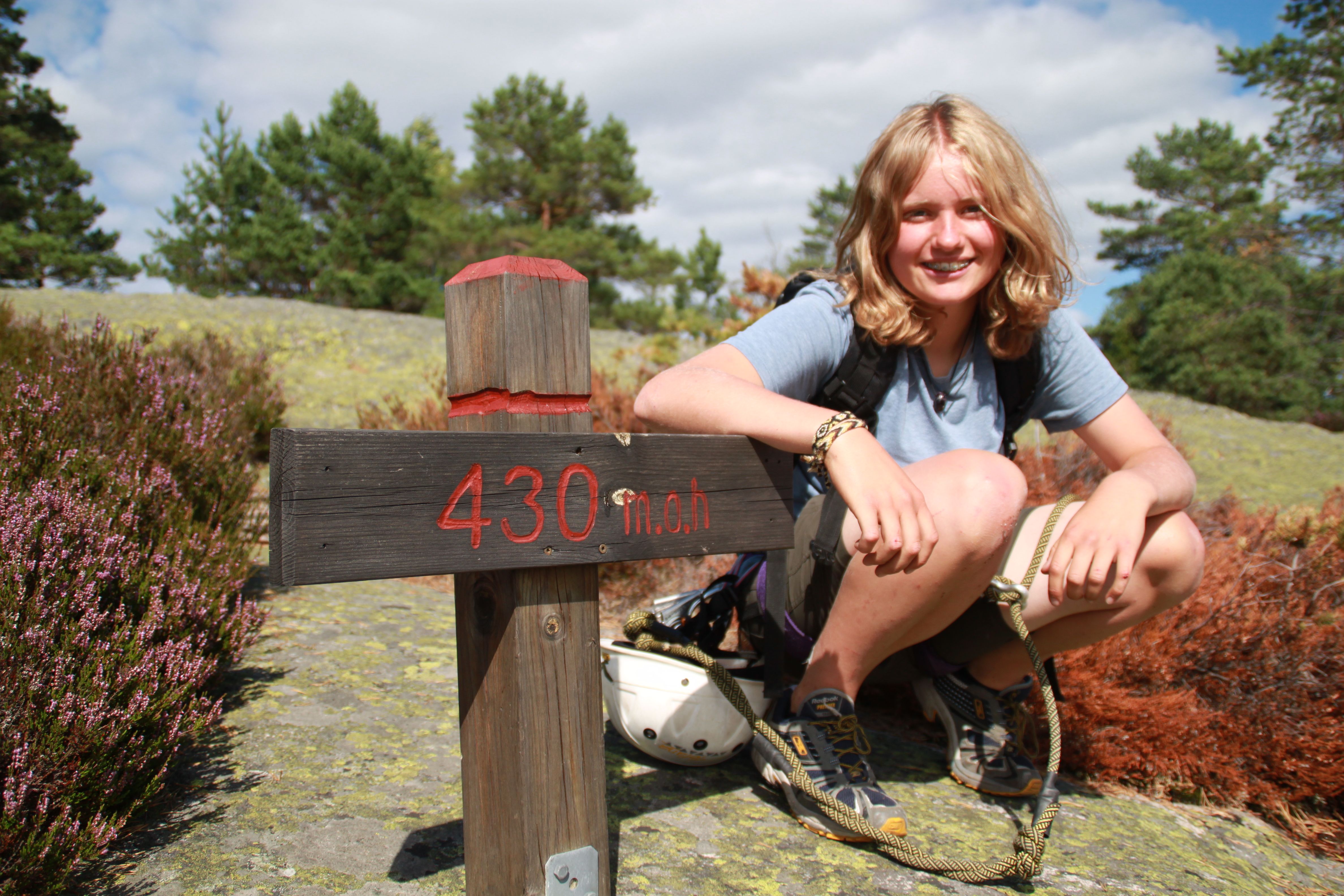 Visit Wilderness via ferrata topp