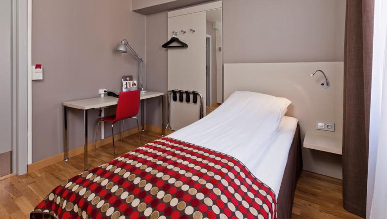 single room with desk