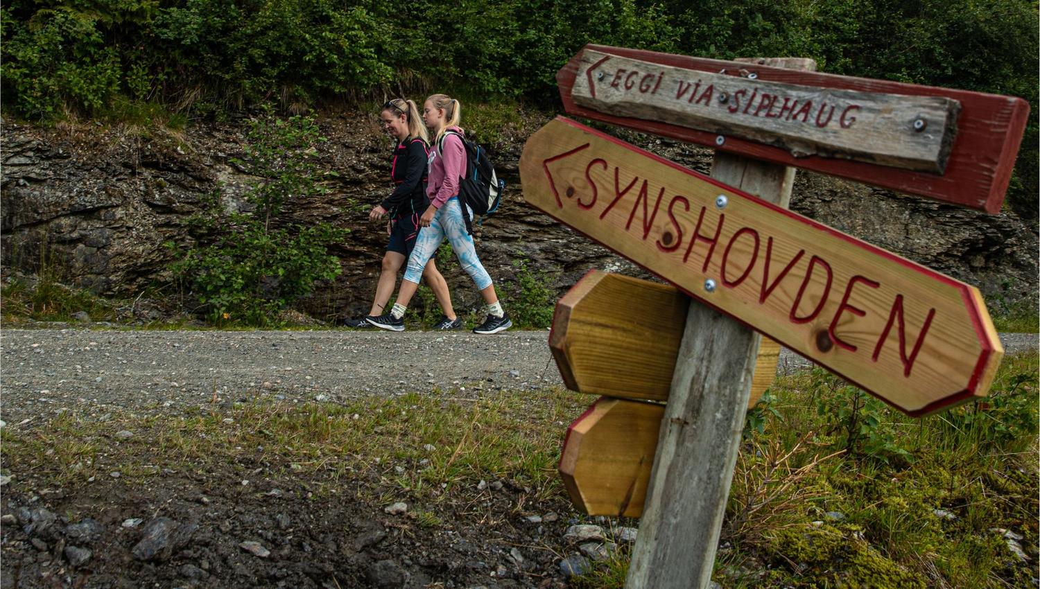 Hike to Synshovden, Vik