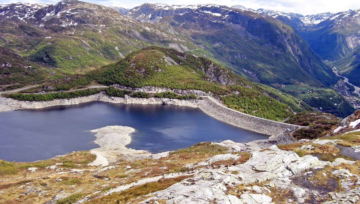 Kraftruta over Bergefjell, Høyanger