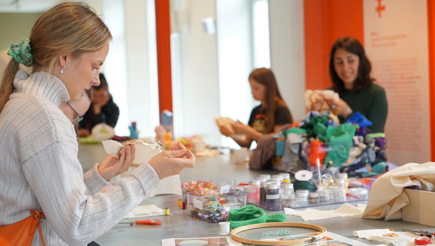 Guests at a workshop