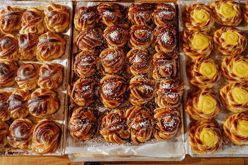 bakevarer på Bakeriet på Gausta
