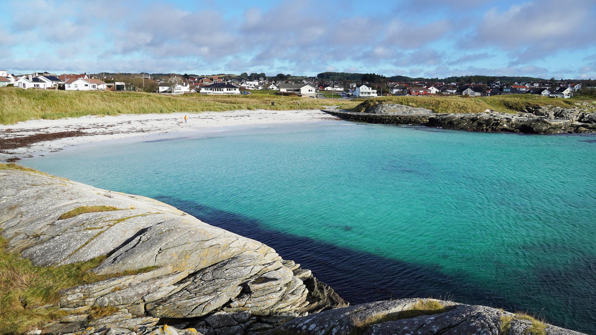 Åkrasanden beach at Karmøy