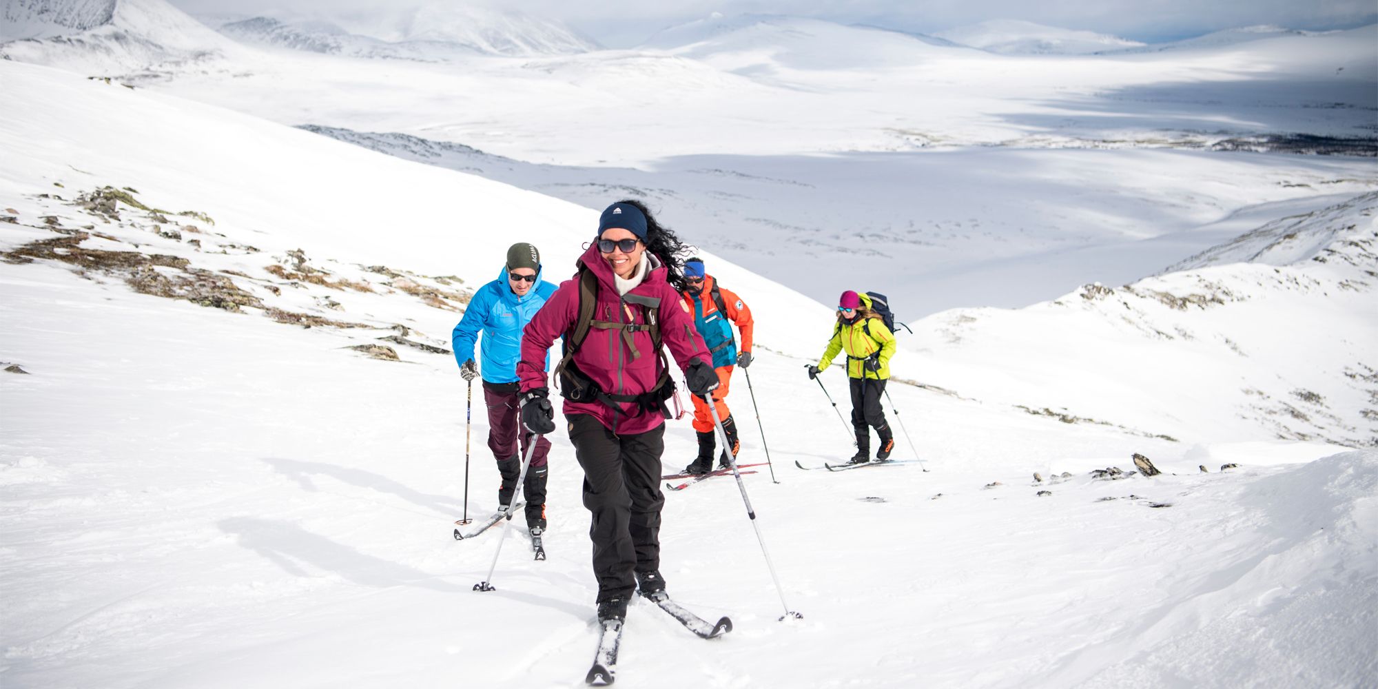 Ski de fond dans le massif des Rondane, en Norvège de l'Est