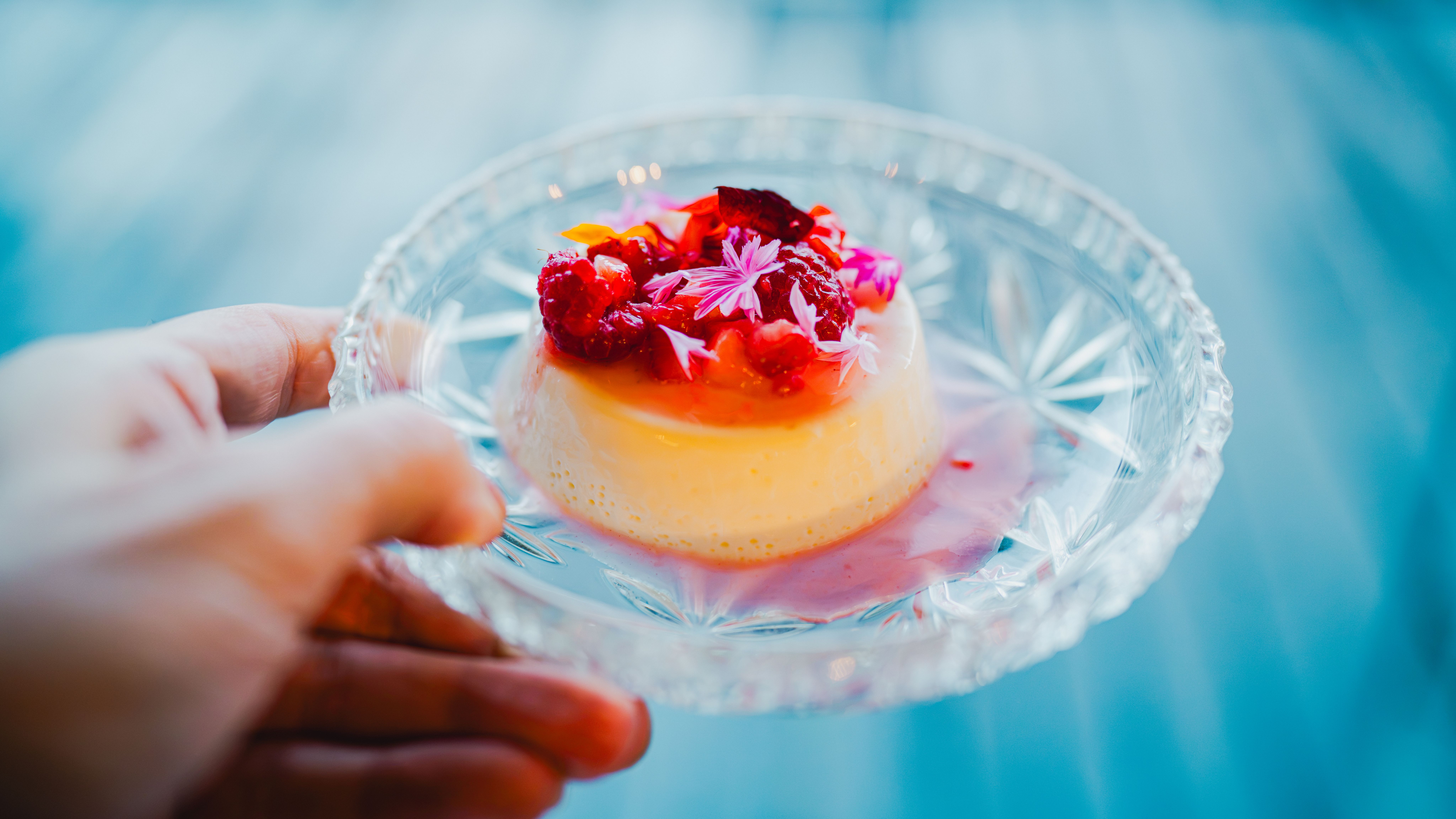 A Norwegian take on a pannacotta.