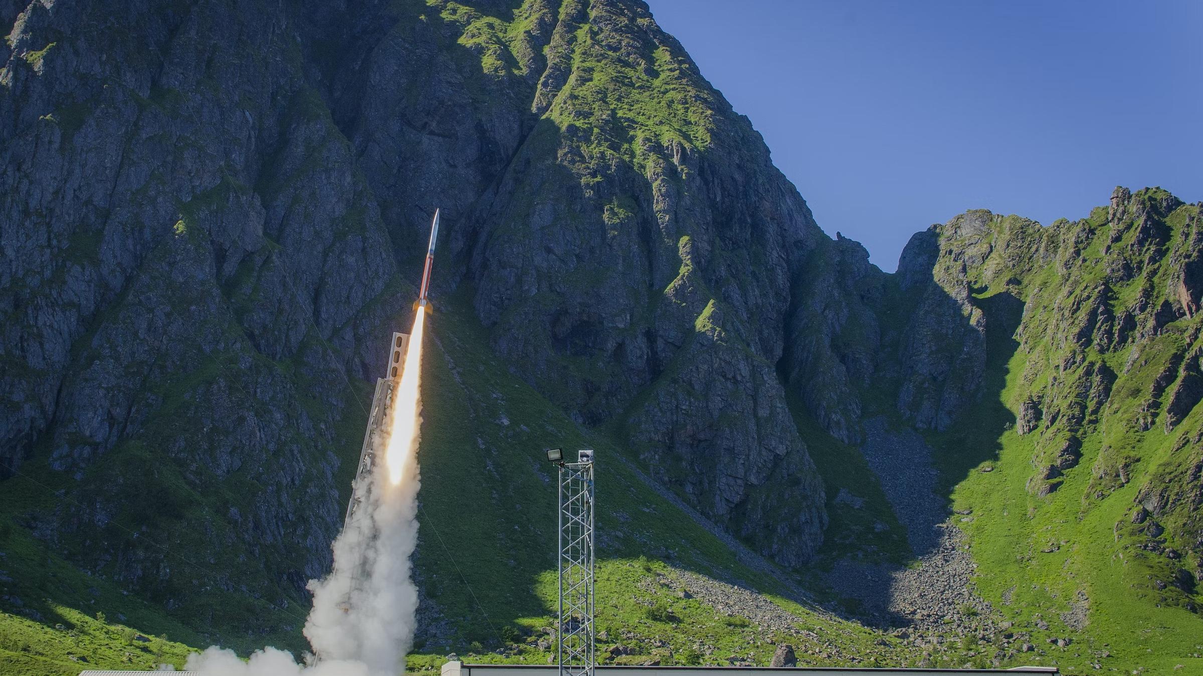 Rakettoppskytning fra Andøya Space i Vesterålen, Nord-Norge