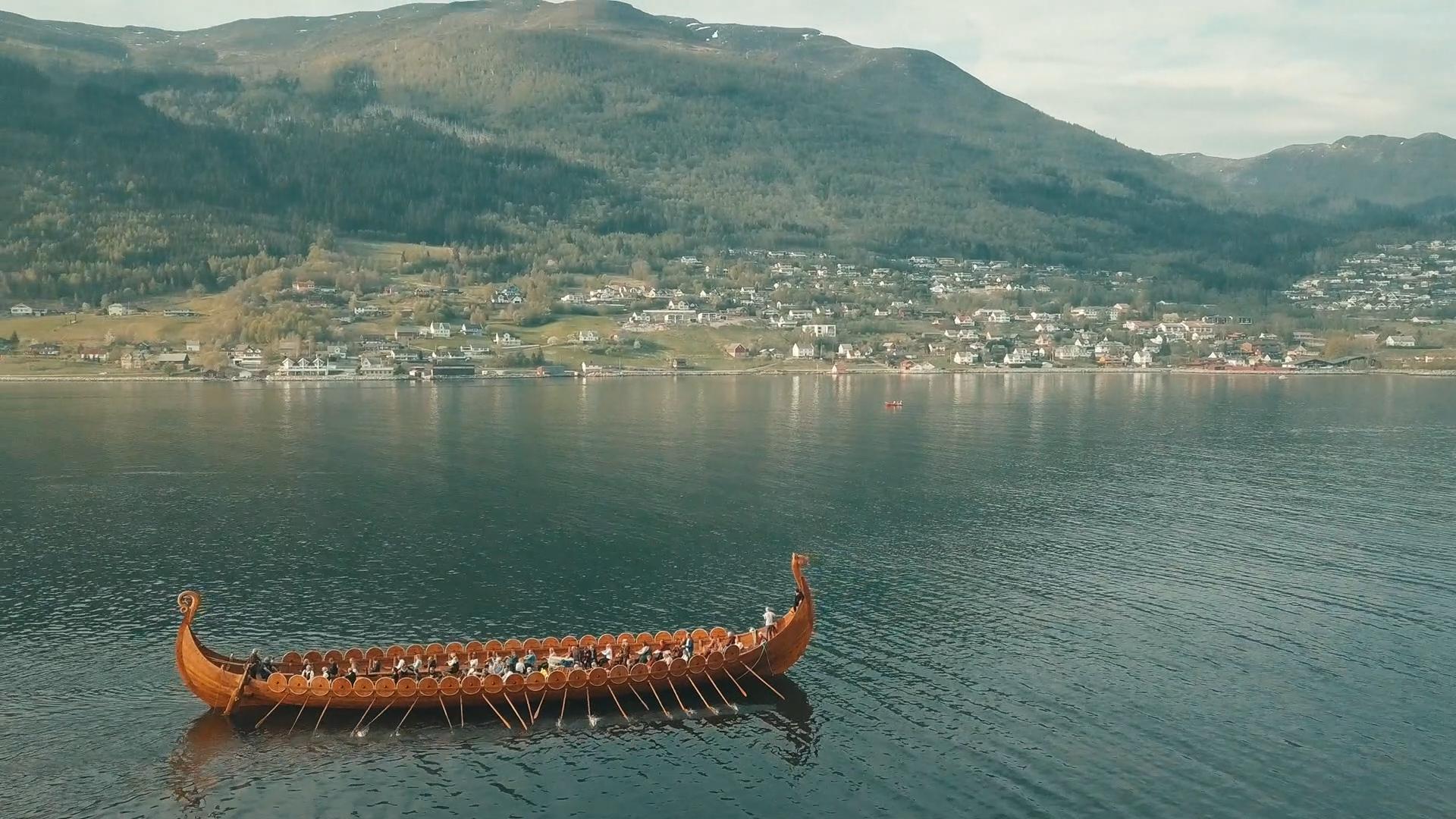 Myklebustskipet i Sagastad i Nordfjord, Fjord Norway
