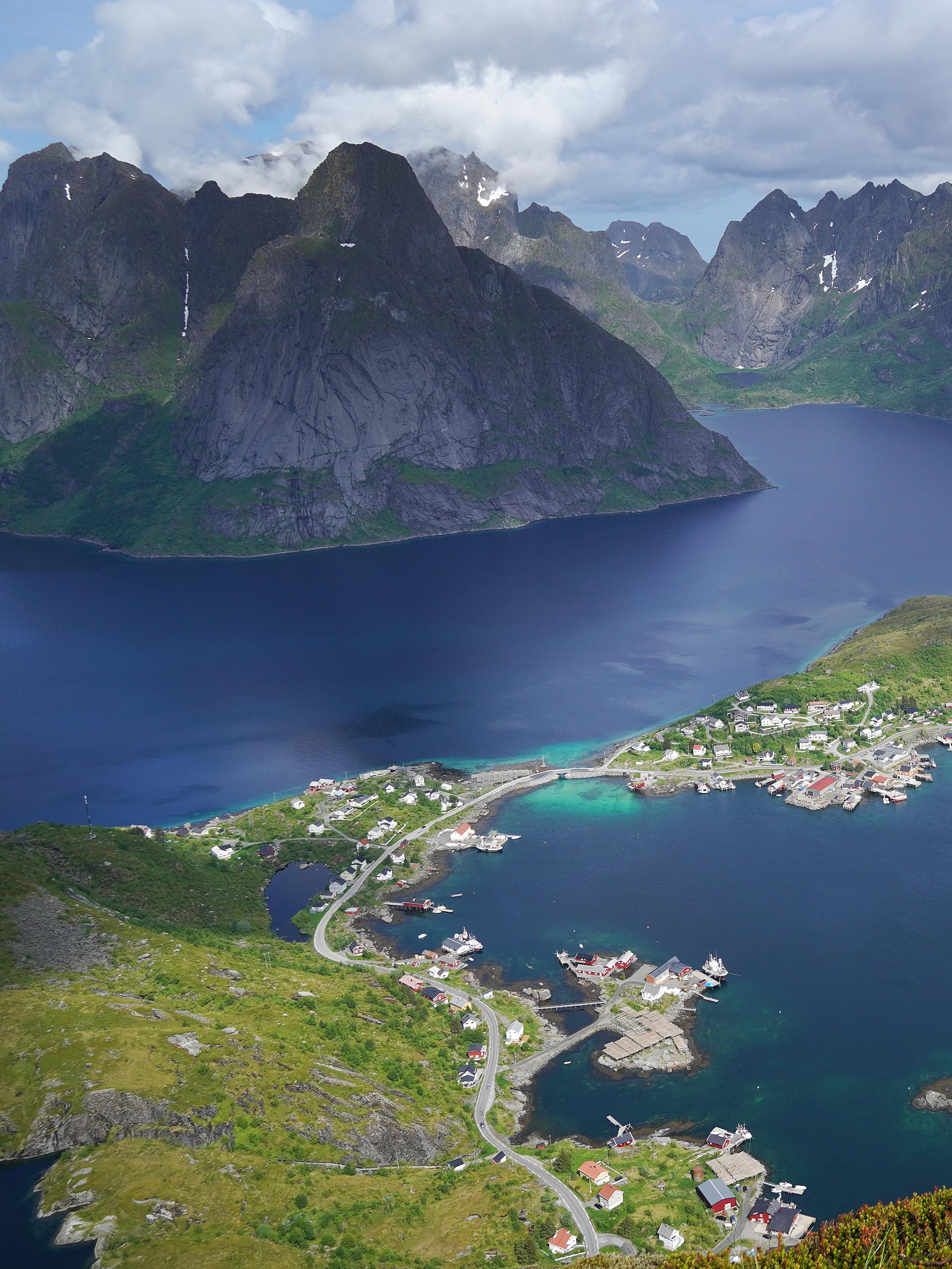 Reine og Hamnøy i Lofoten - fra Reinebringen