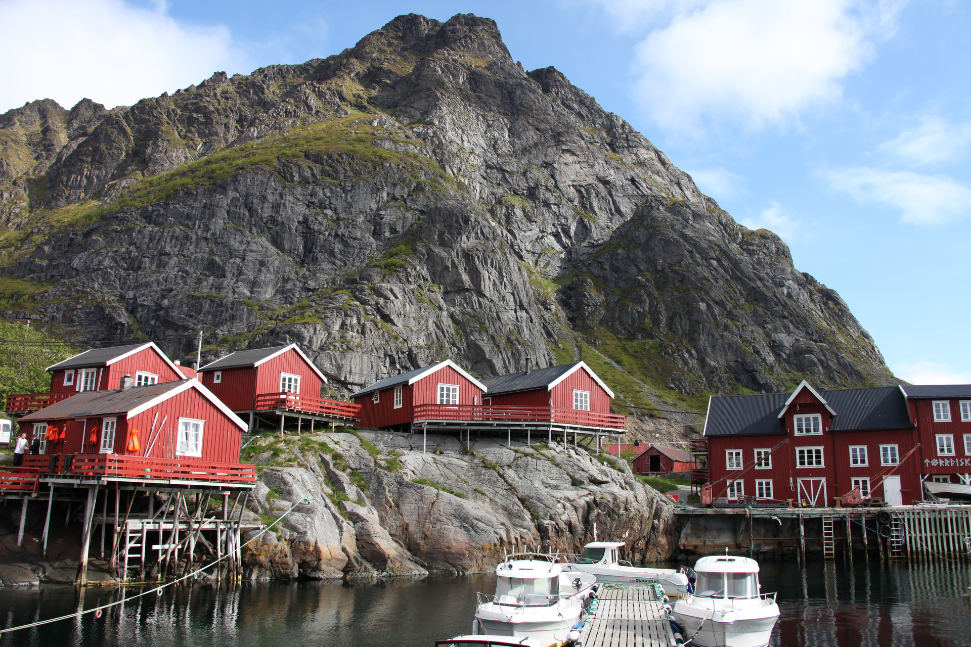 Fishing cabins at Å in Lofoten