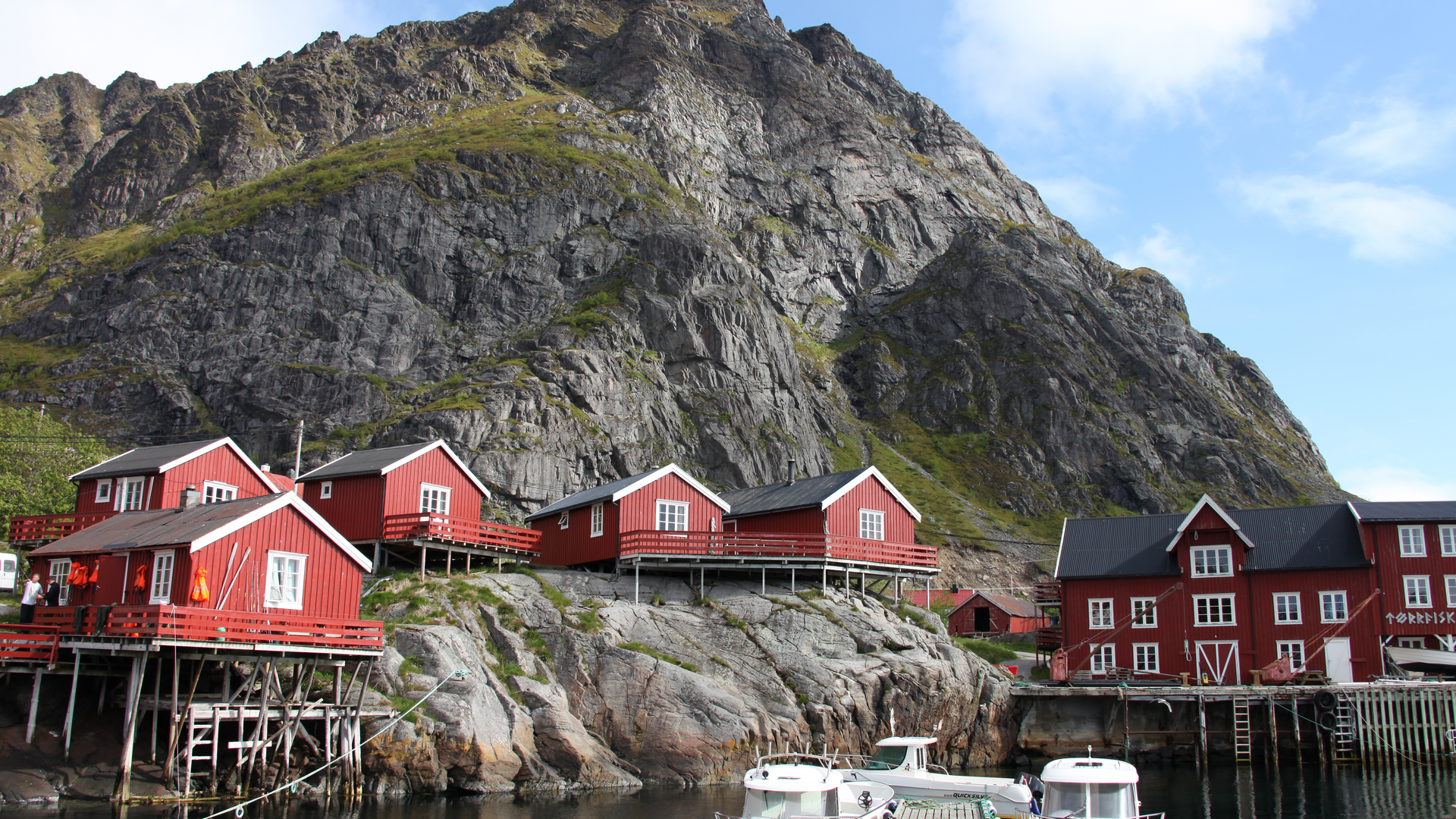 Fishing cabins at Å in Lofoten