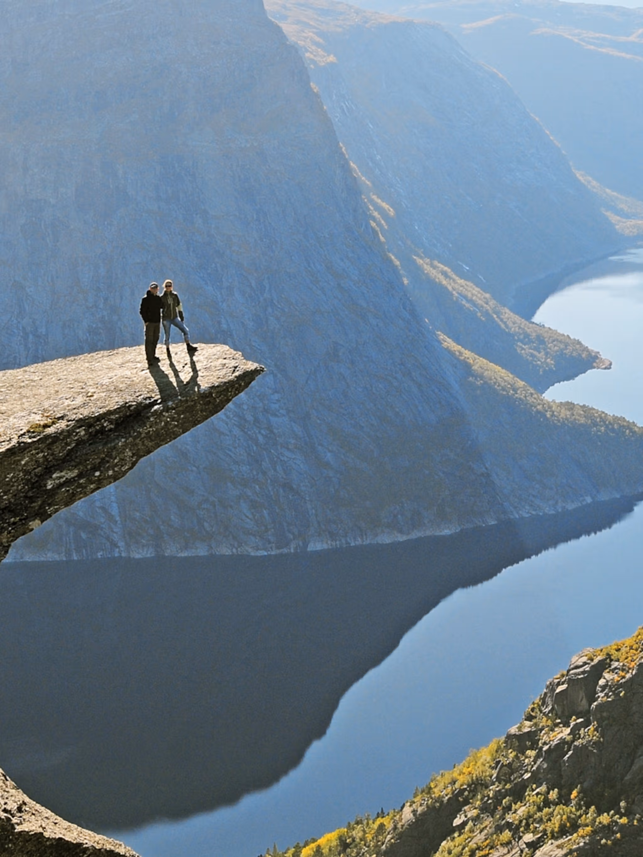 Hiking to Trolltunga in Fjord Norway