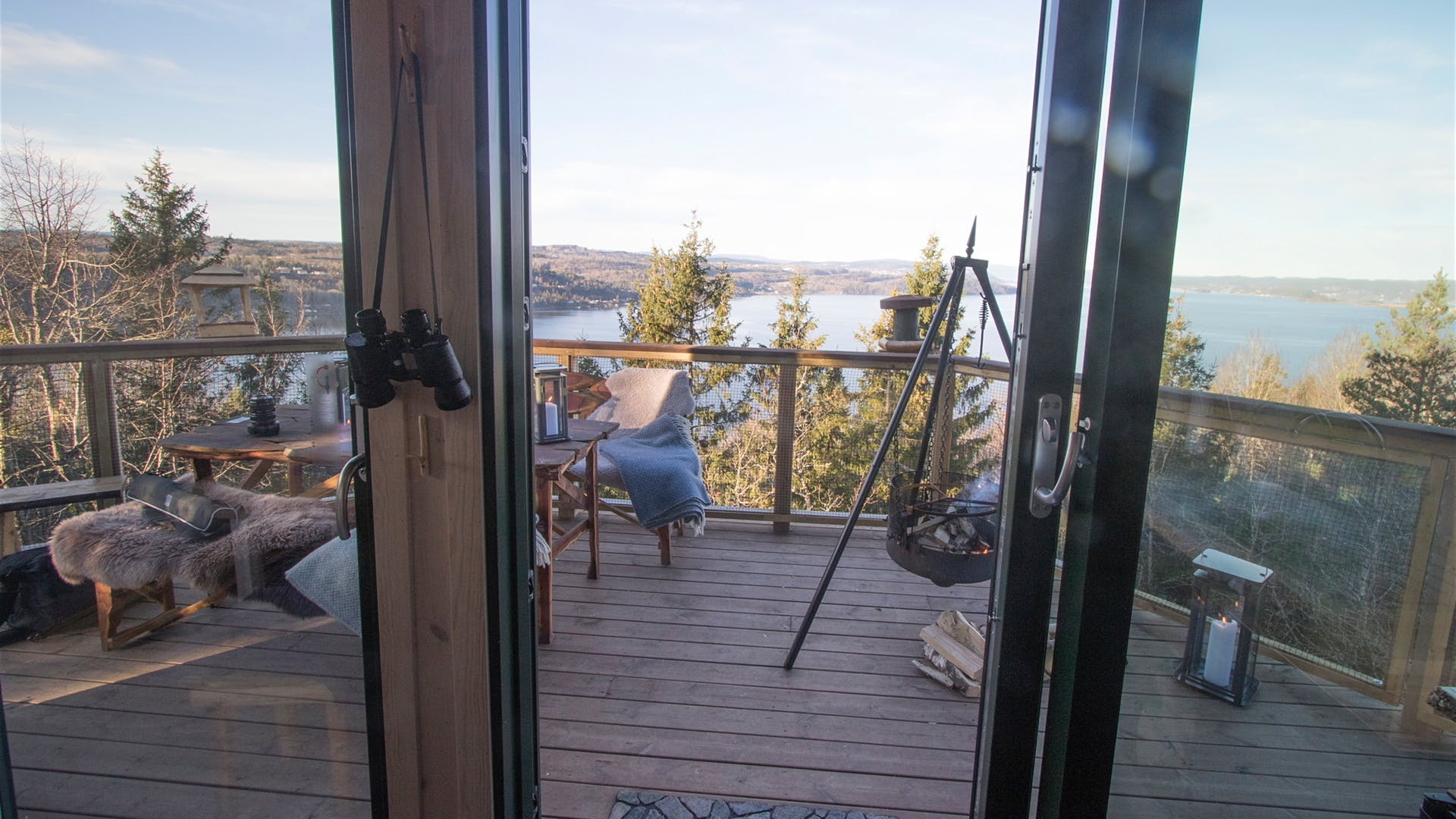 Treetop Cabin Oslofjord outside Horten, Eastern Norway
