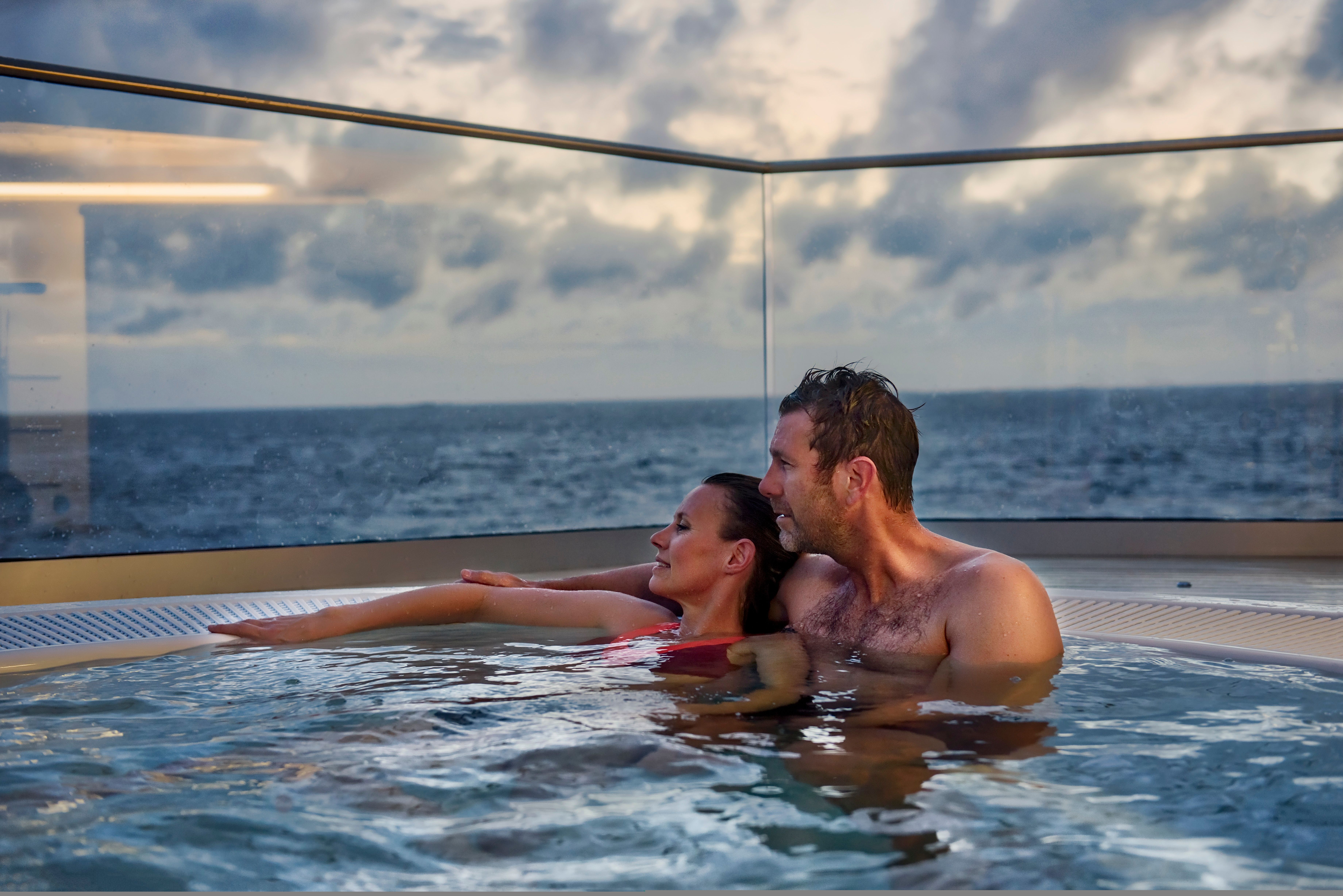 Hot tub at Hurtigruten