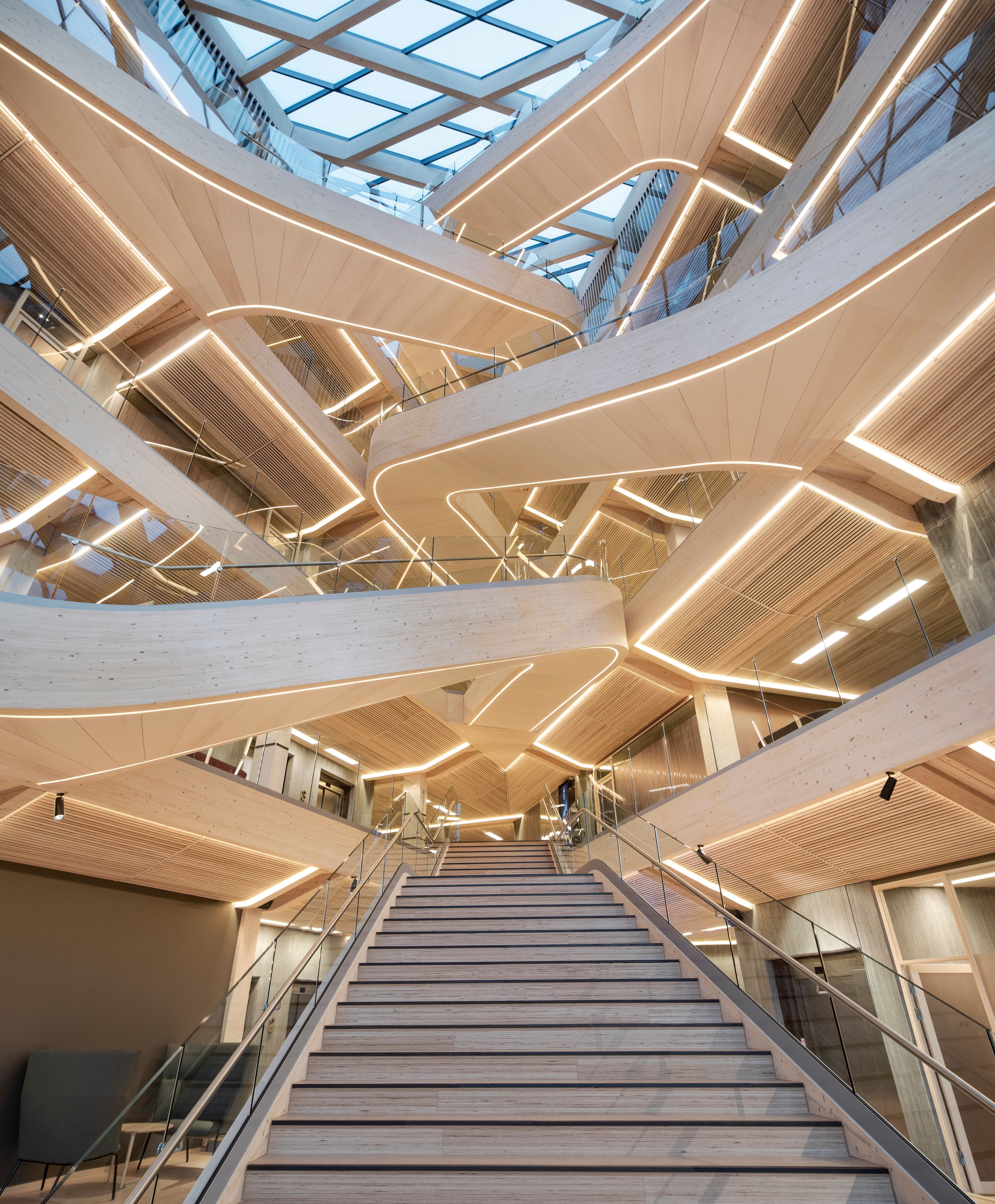 Trappen i Finansparken i Stavanger