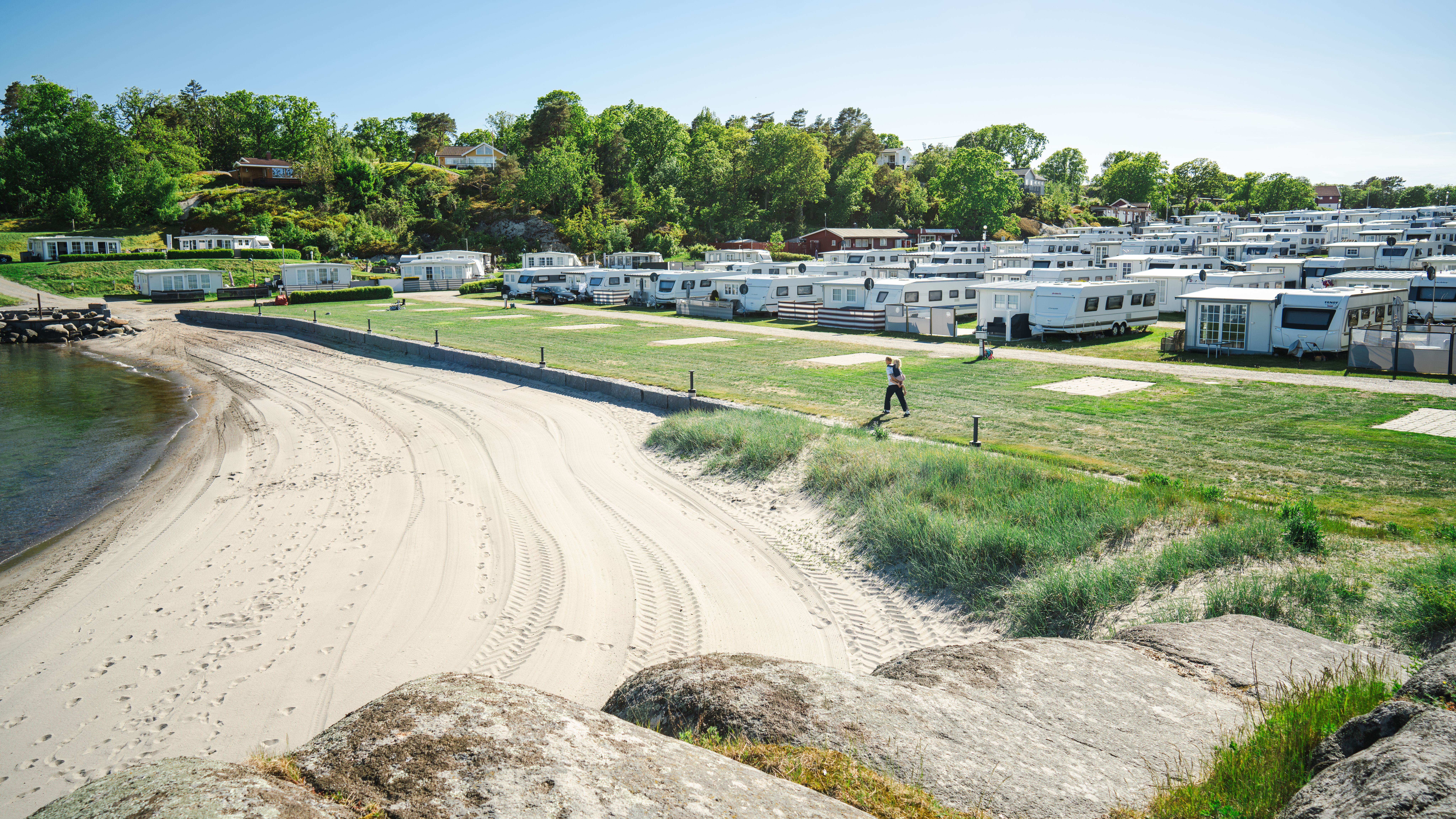 An overview of Stolpestad Camping