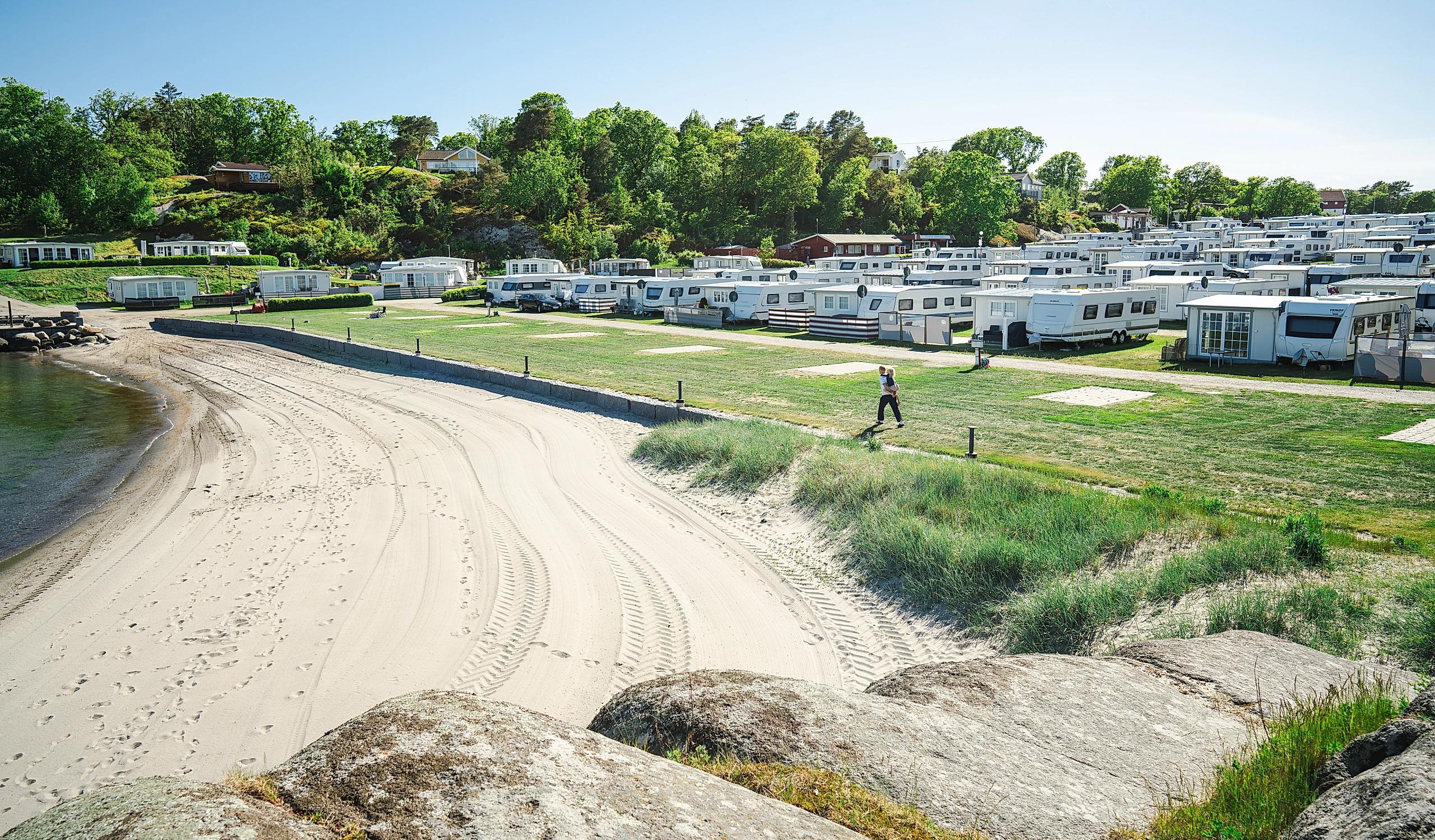 An overview of Stolpestad Camping
