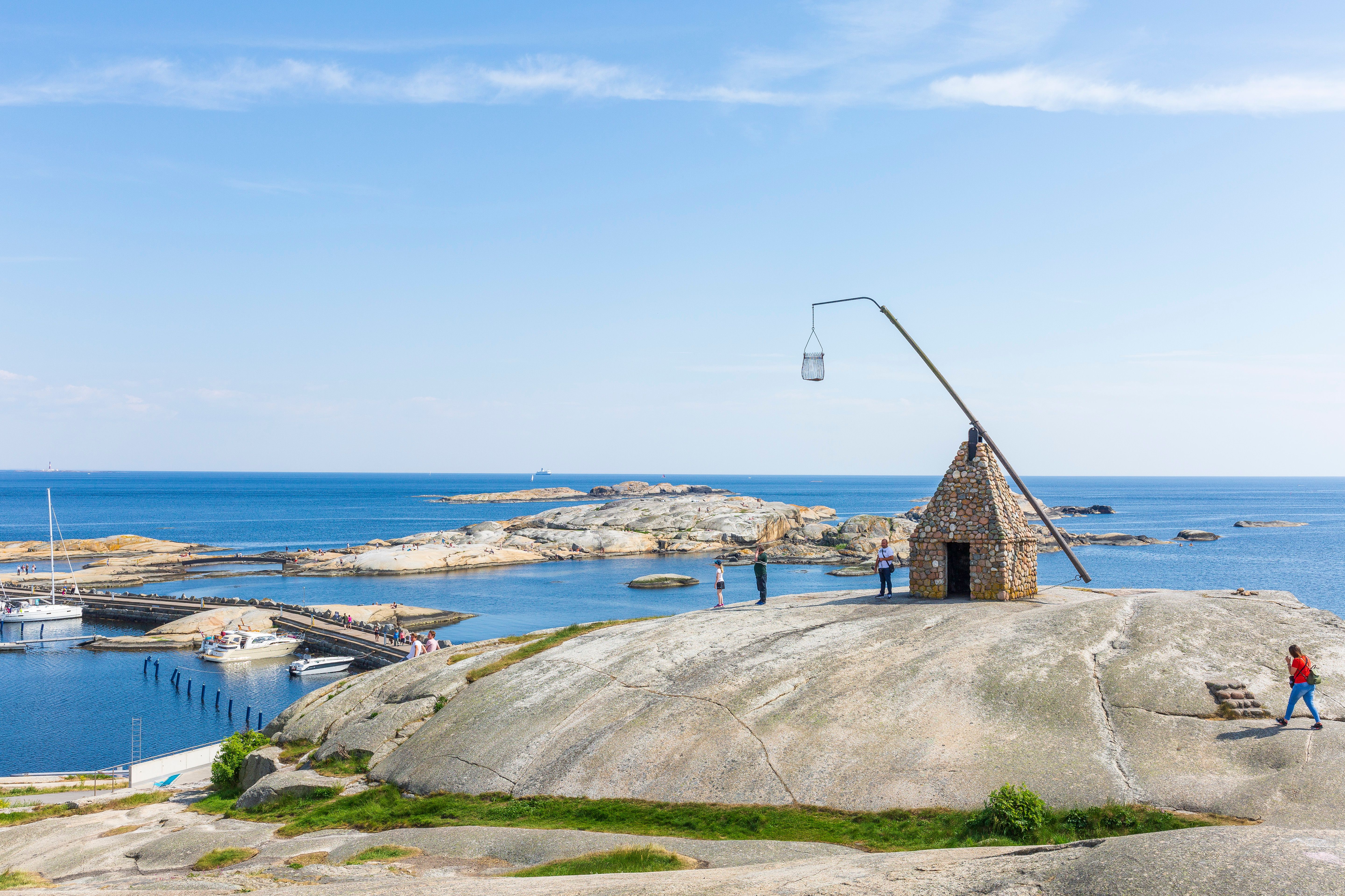 Vippefyret at Verdens Ende, "The World's End", in Færder national park in Vestfold, Eastern Norway