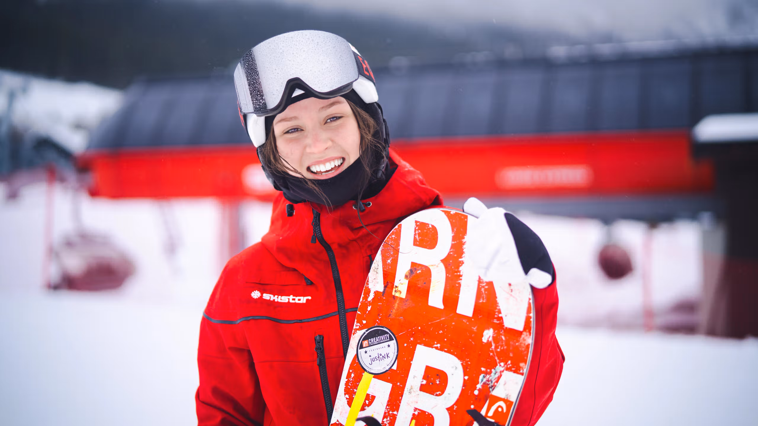 Snowboard instructor Wilma in Hemsedal ski resort