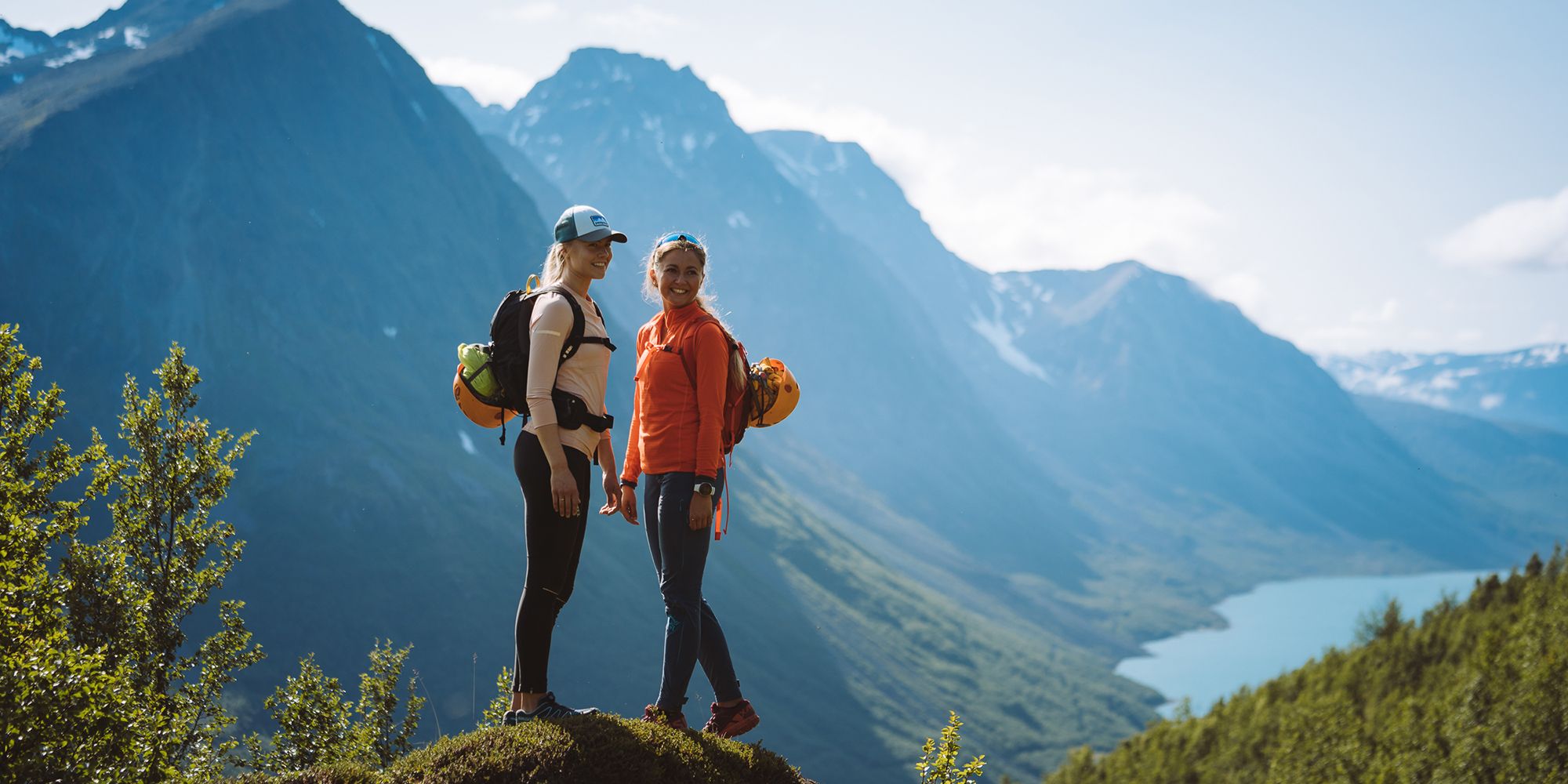 Hiking in the mountains surrounding Tromsø in Northern Norway