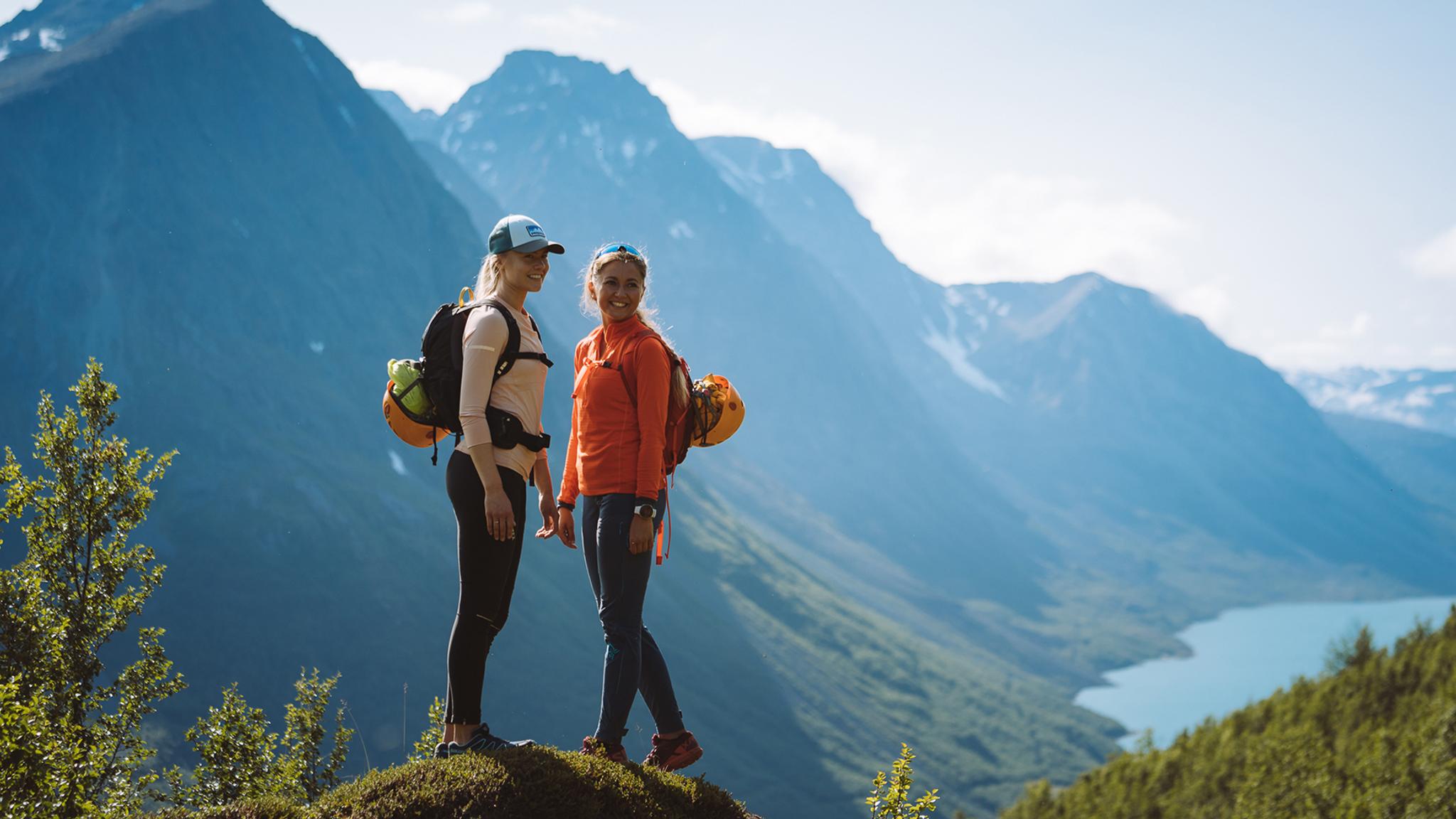 Fjelltur i Tromsø i Nord-Norge