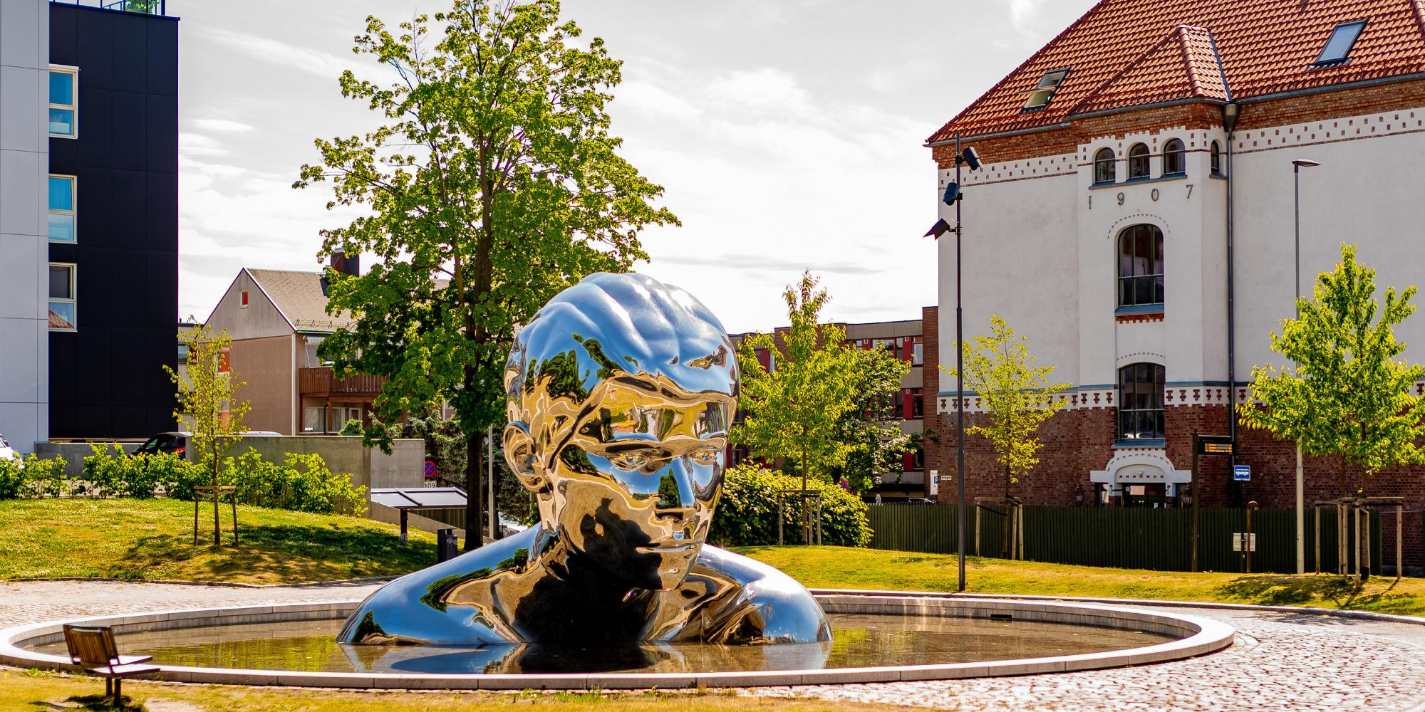 Cool sculpture in Sarpsborg