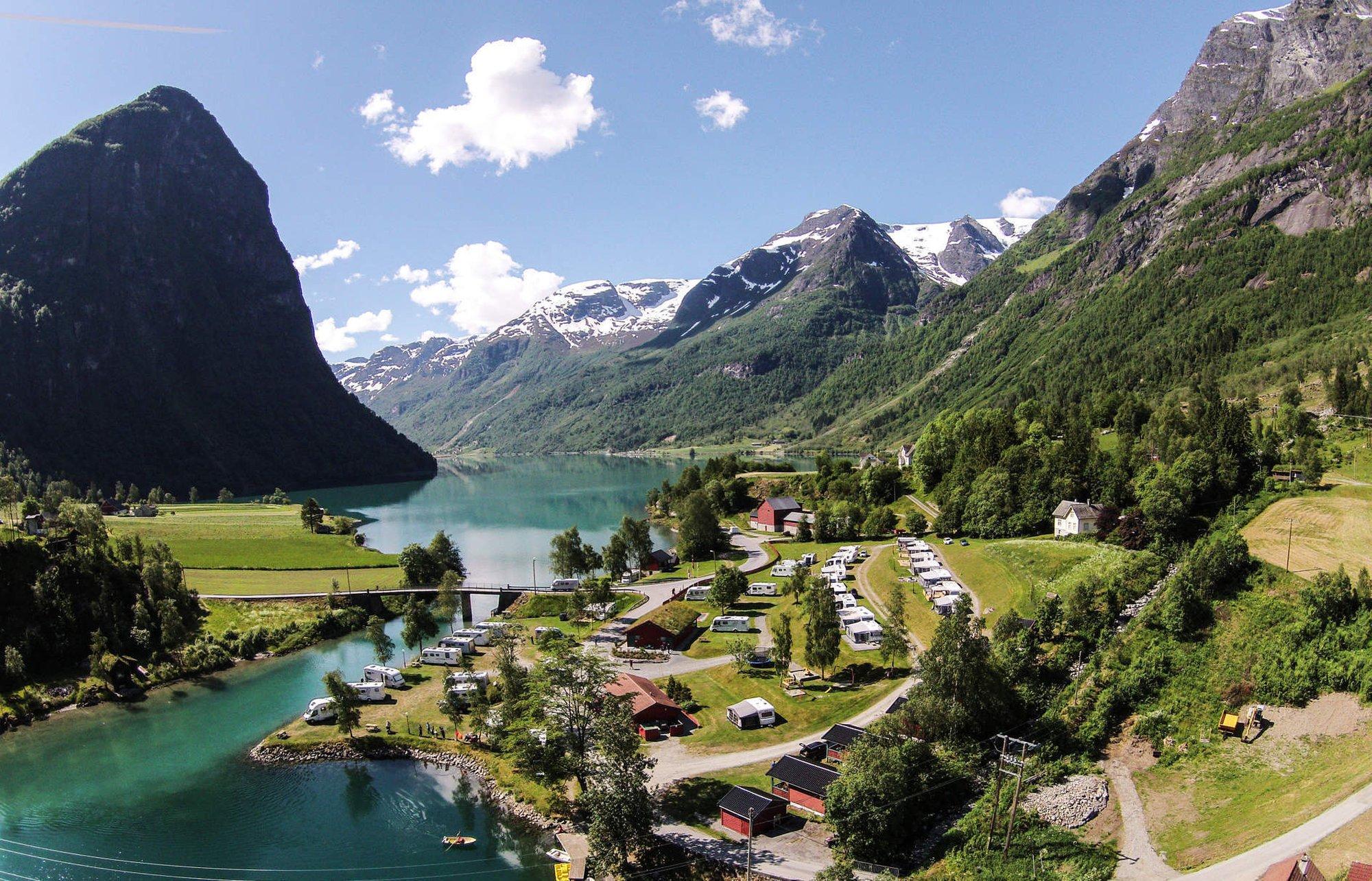 Camping at Oldevatn