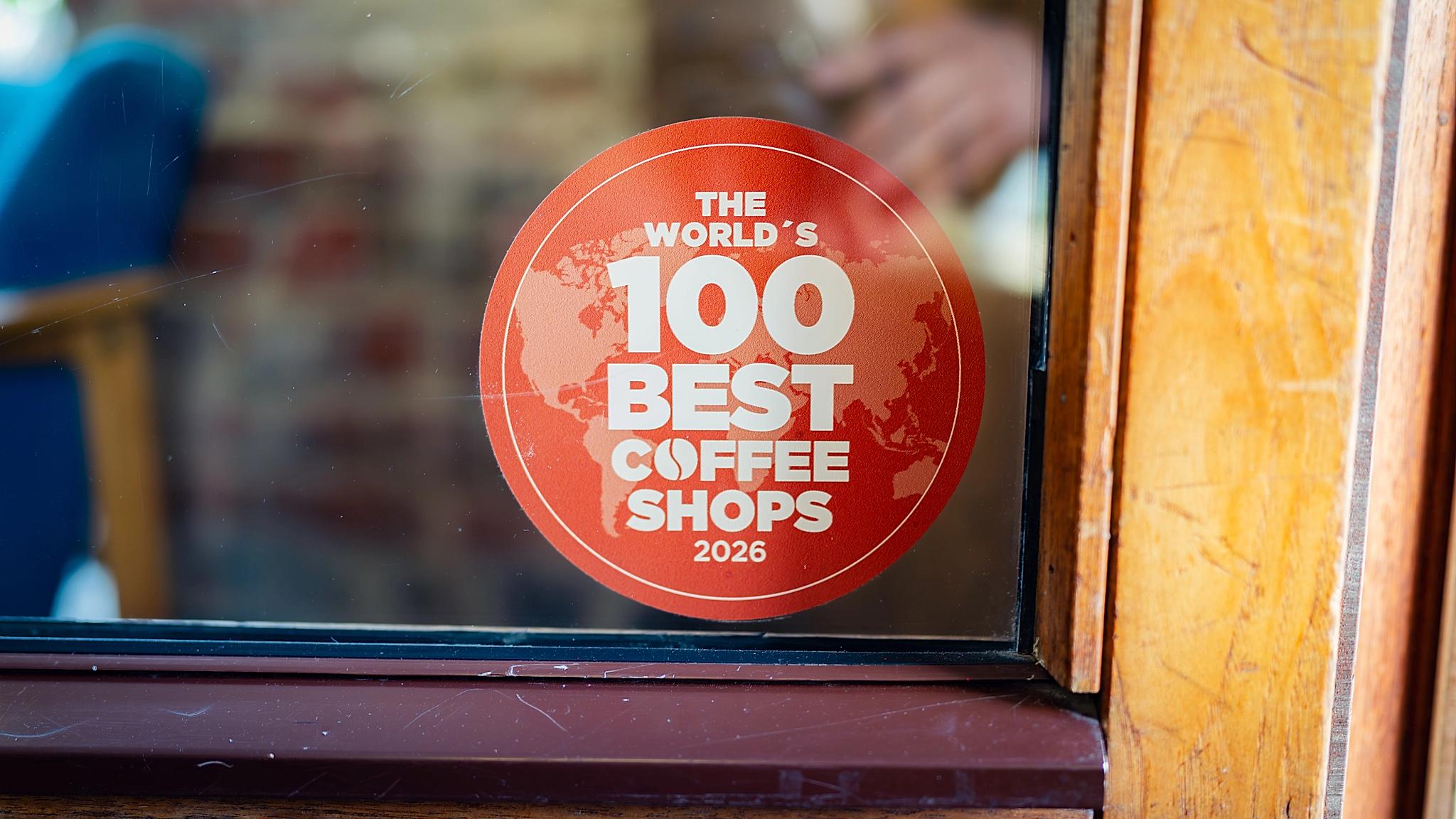Sign showing one of the worlds best coffee shops, Tim Wendelboe