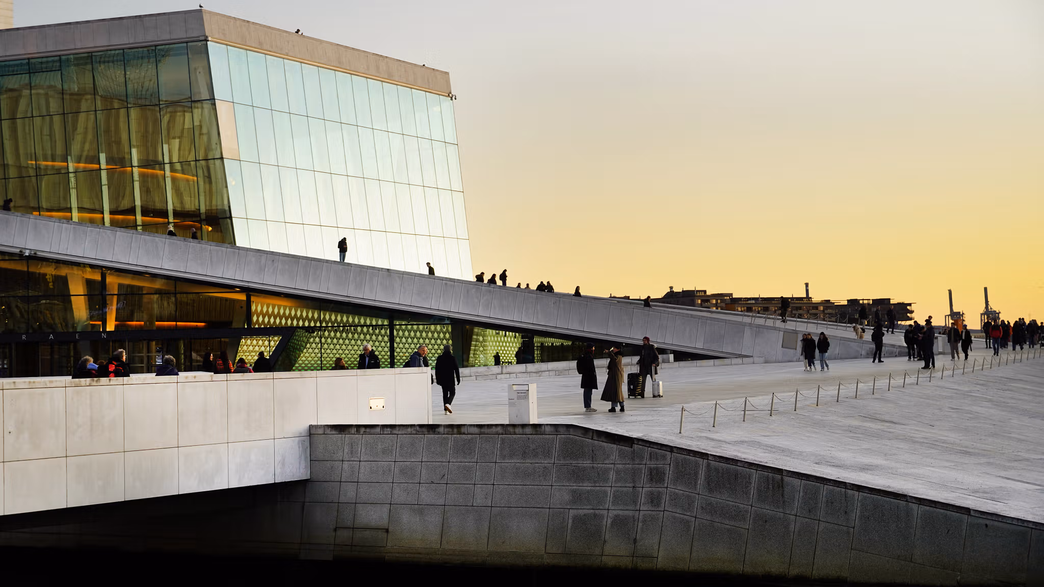 The Opera house in Oslo in November light