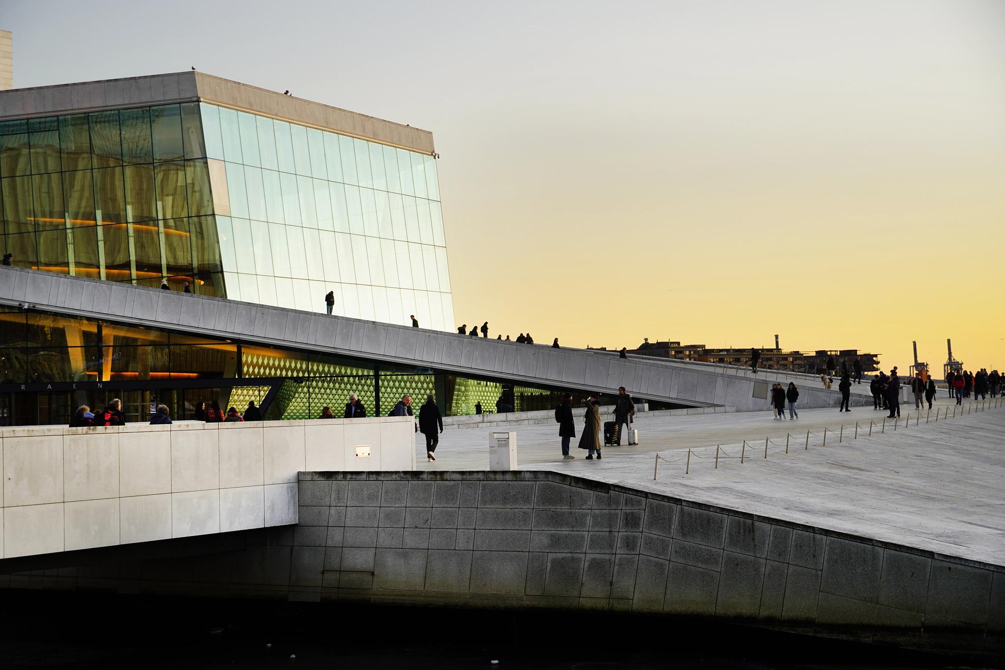 The Opera house in Oslo in November light