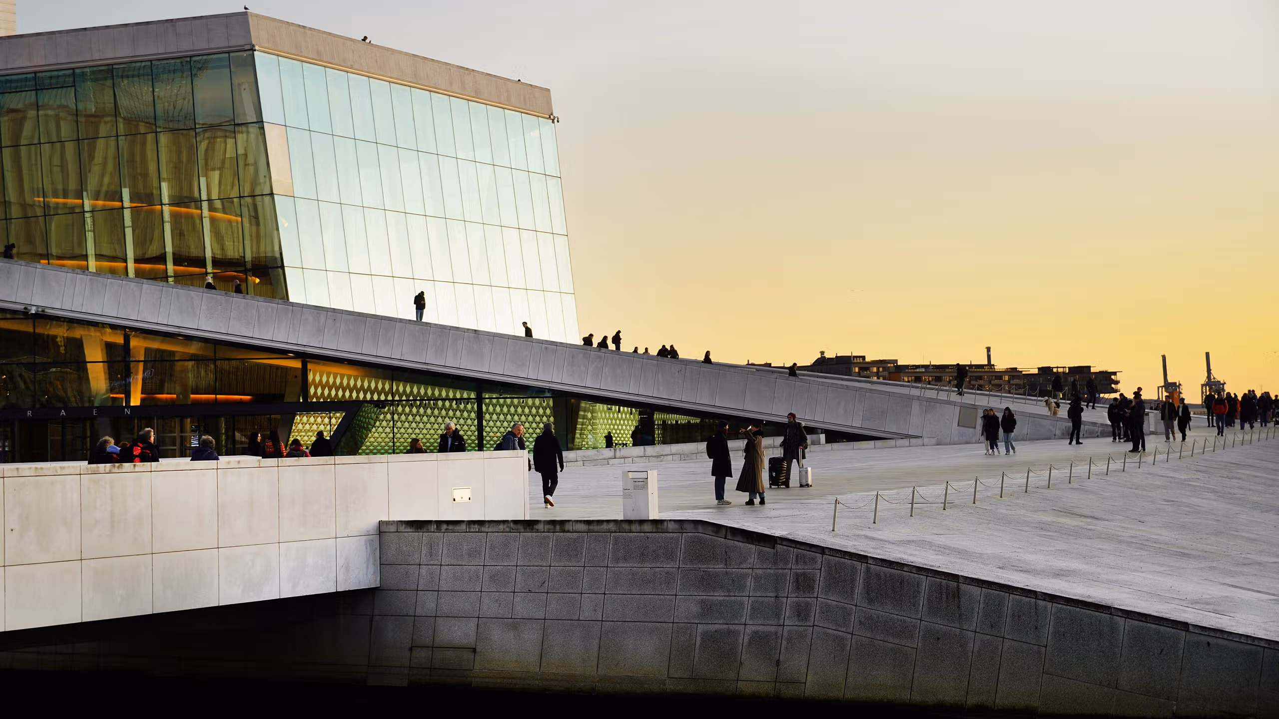 The Opera house in Oslo in November light