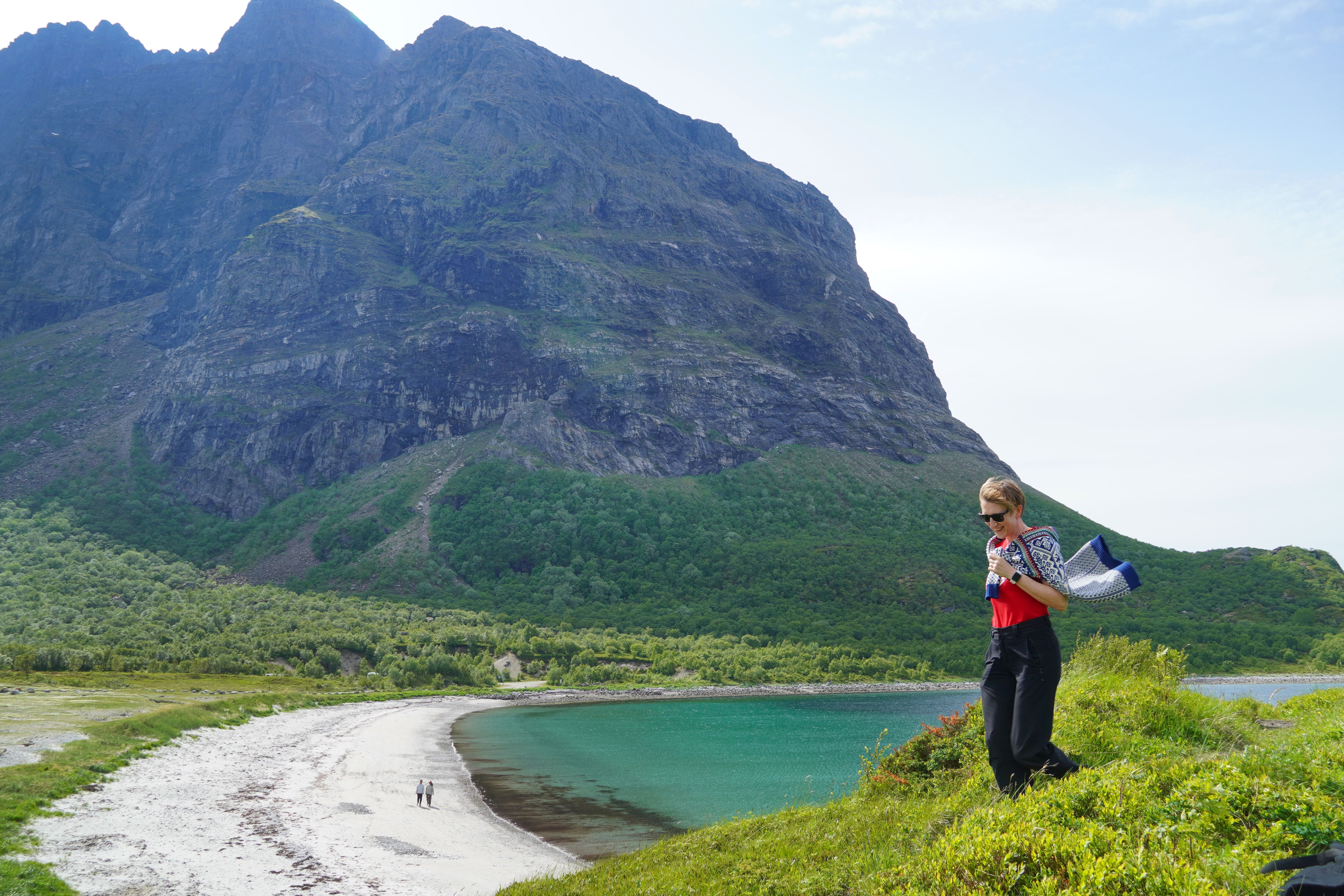 Breivika beach at Dønnain Helgeland