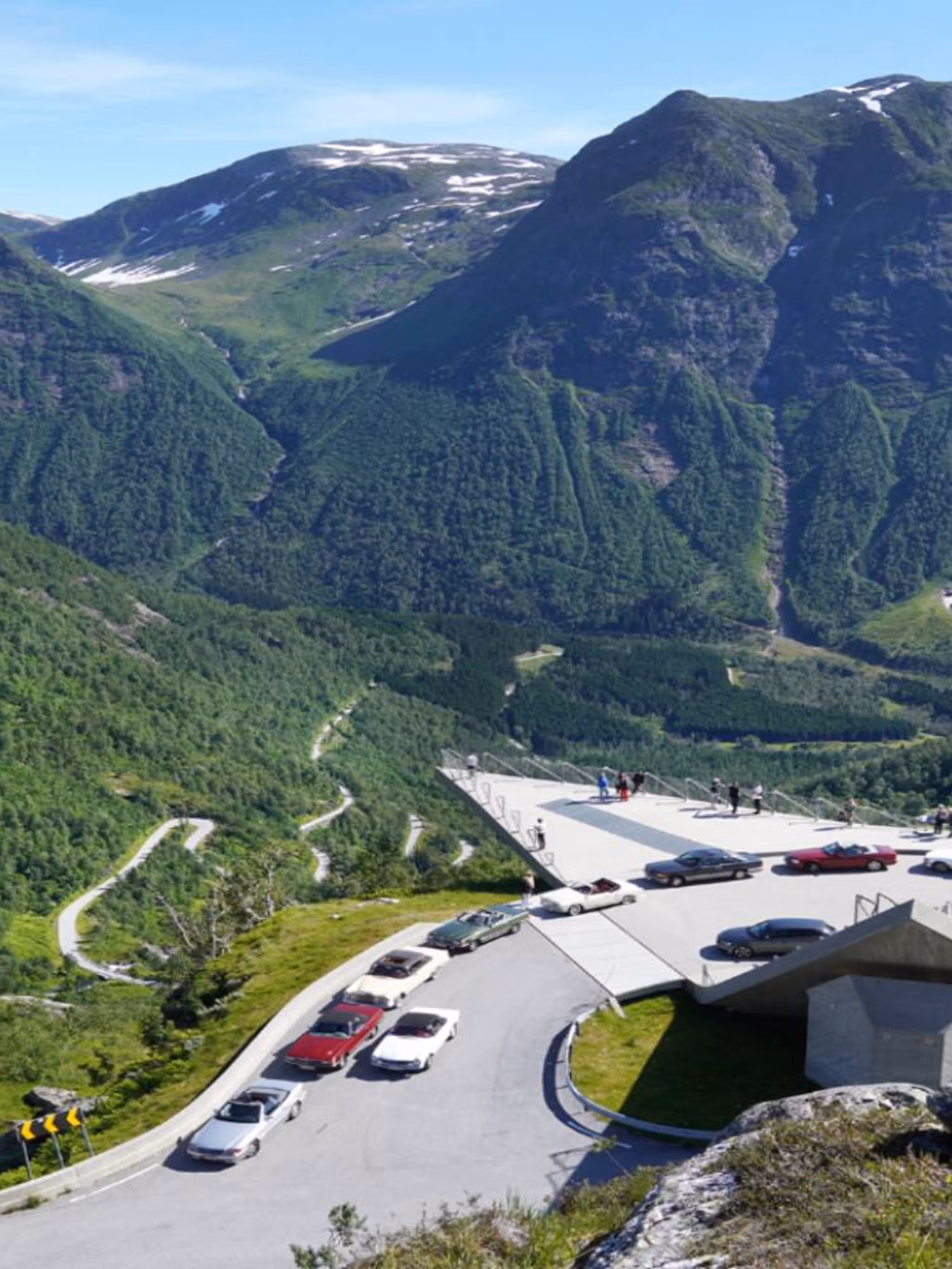 Utsikten viewpoint scenic route Gaularfjell