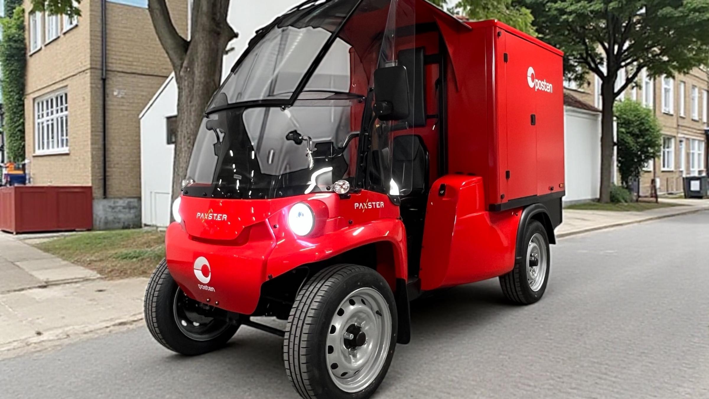 Norwegian post car made by Paxter