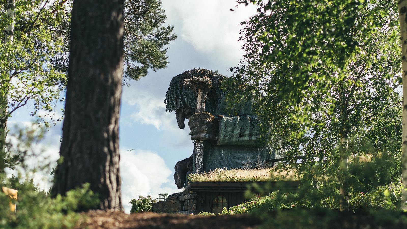 A troll in Hunderfossen