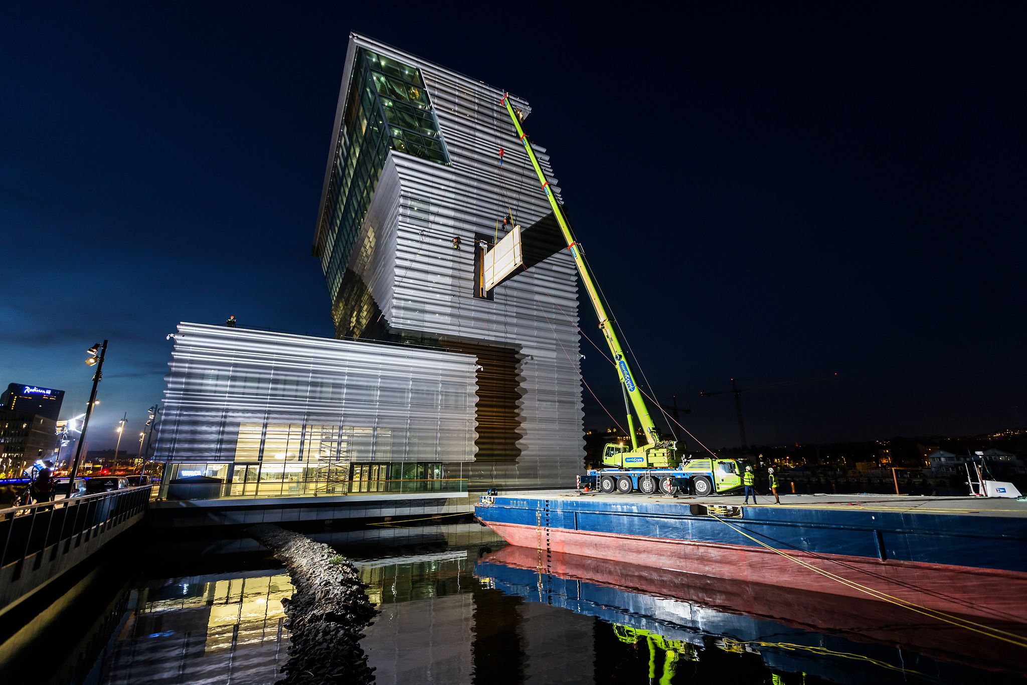 Moving Munch's art into its new home in Oslo, Eastern Norway